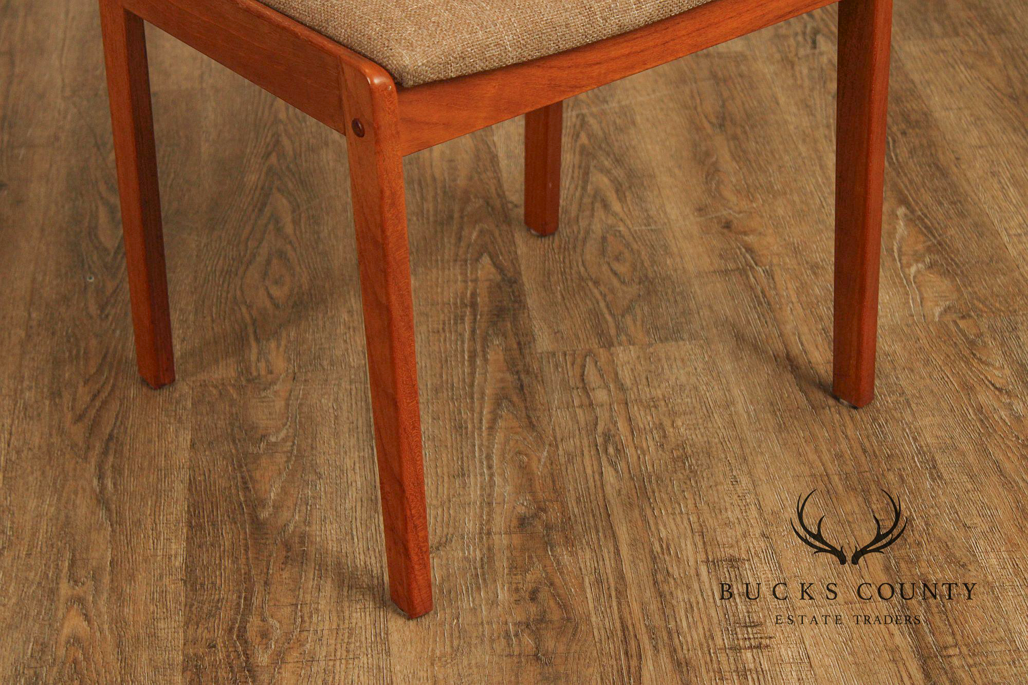 Uldum Mobelfabrik Danish Modern Set of Four Teak Dining Chairs