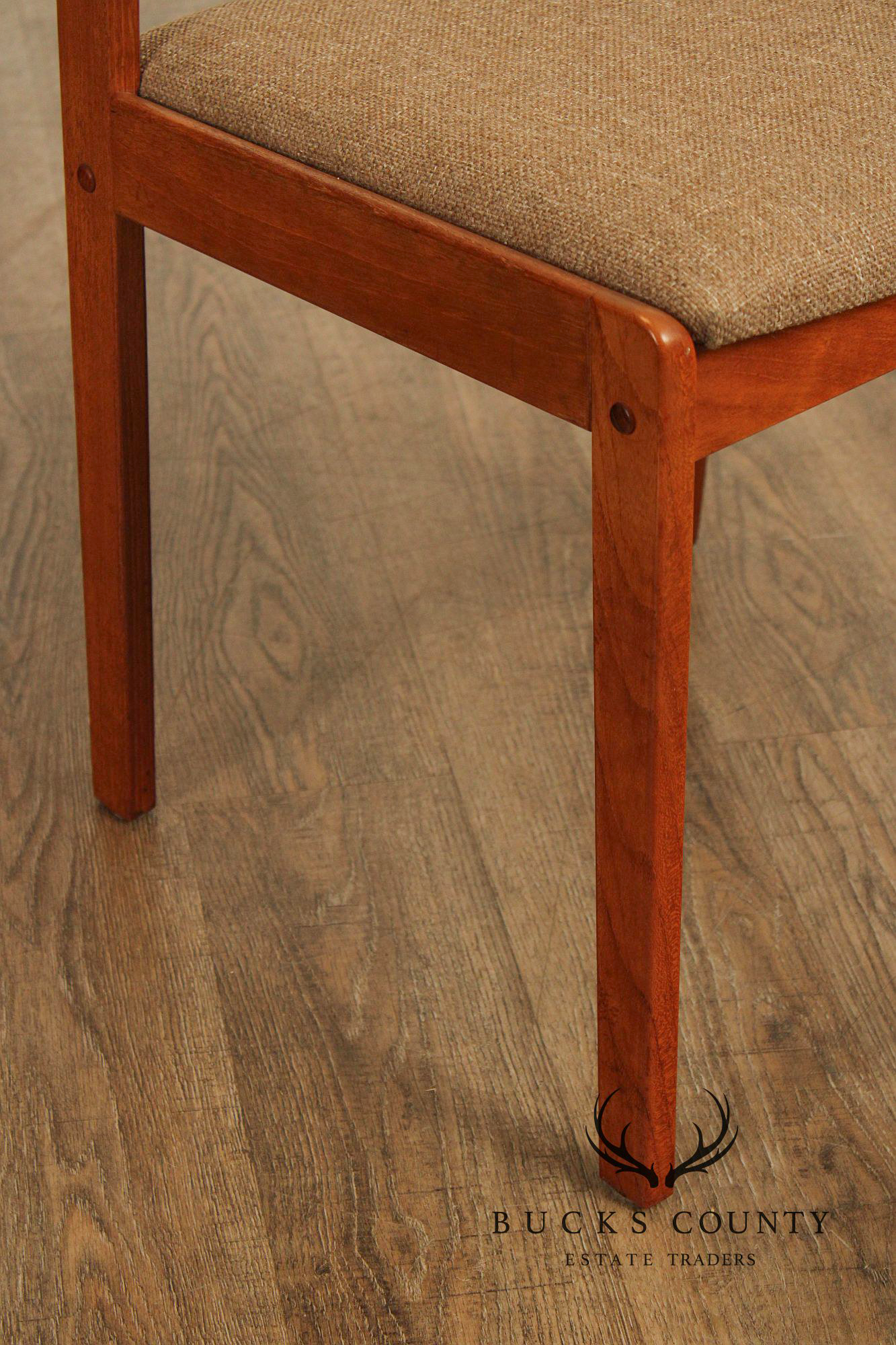Uldum Mobelfabrik Danish Modern Set of Four Teak Dining Chairs
