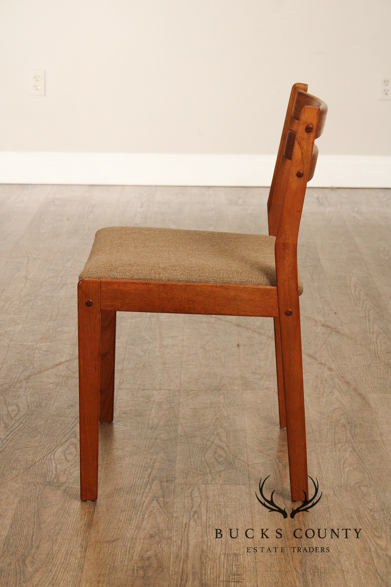 Uldum Mobelfabrik Danish Modern Set of Four Teak Dining Chairs