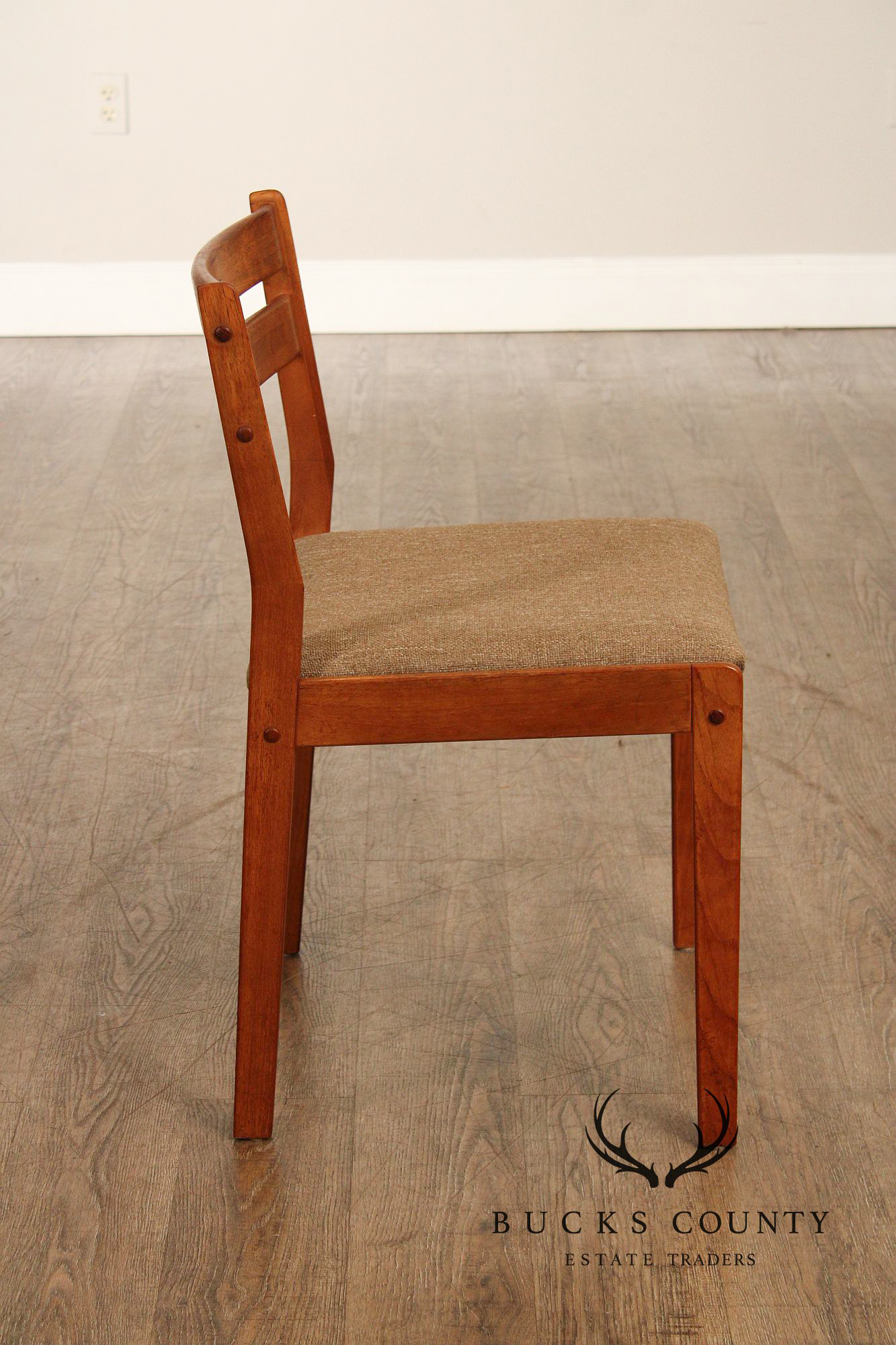 Uldum Mobelfabrik Danish Modern Set of Four Teak Dining Chairs