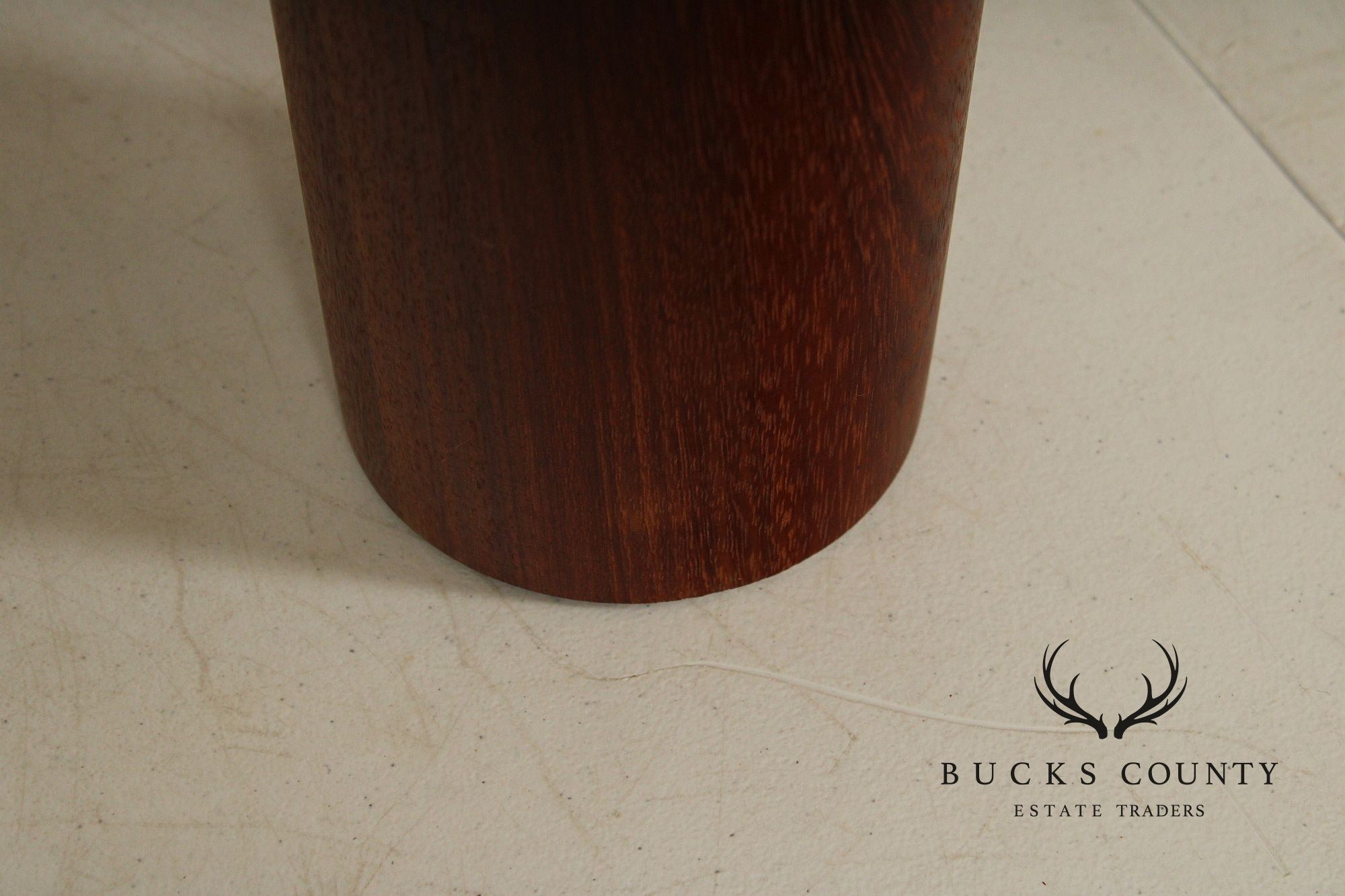 Danish Modern Pair of Sculpted Teak Table Lamps