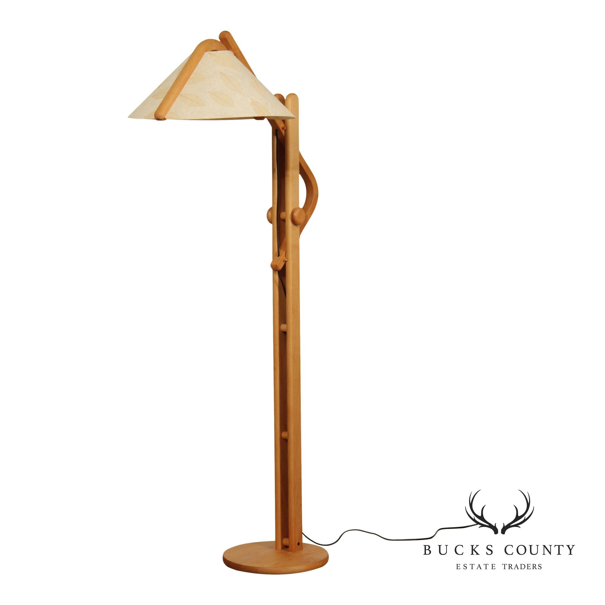 Domus Danish Modern Teak Floor Lamp