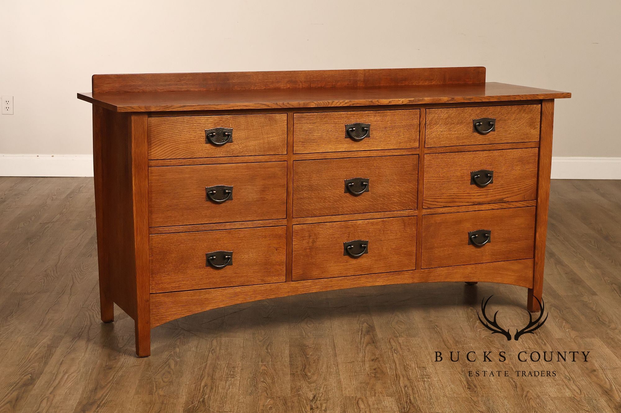 Stickley Harvey Ellis Collection Nine Drawer Oak Dresser