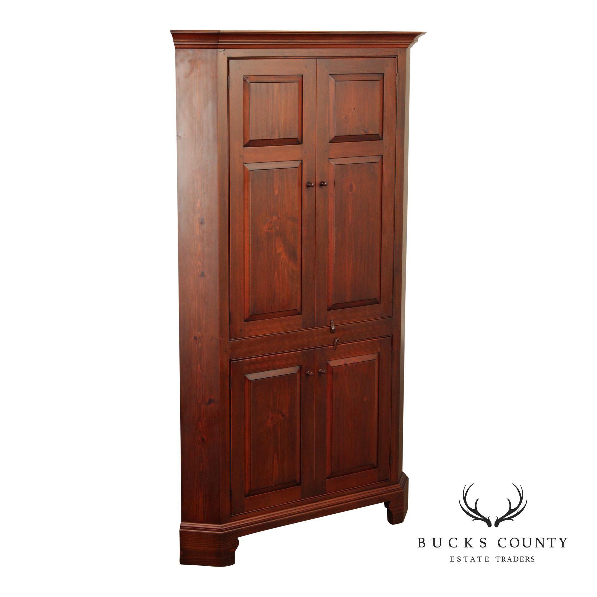 The Shaker Shoppe Pennsylvania Pine Corner Cabinet