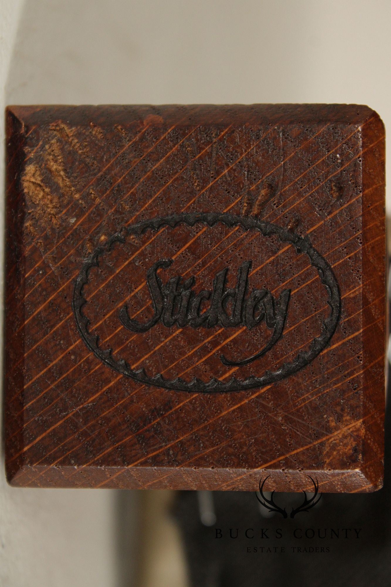 Stickley Mission Collection Oak and Leather Monk Footstool