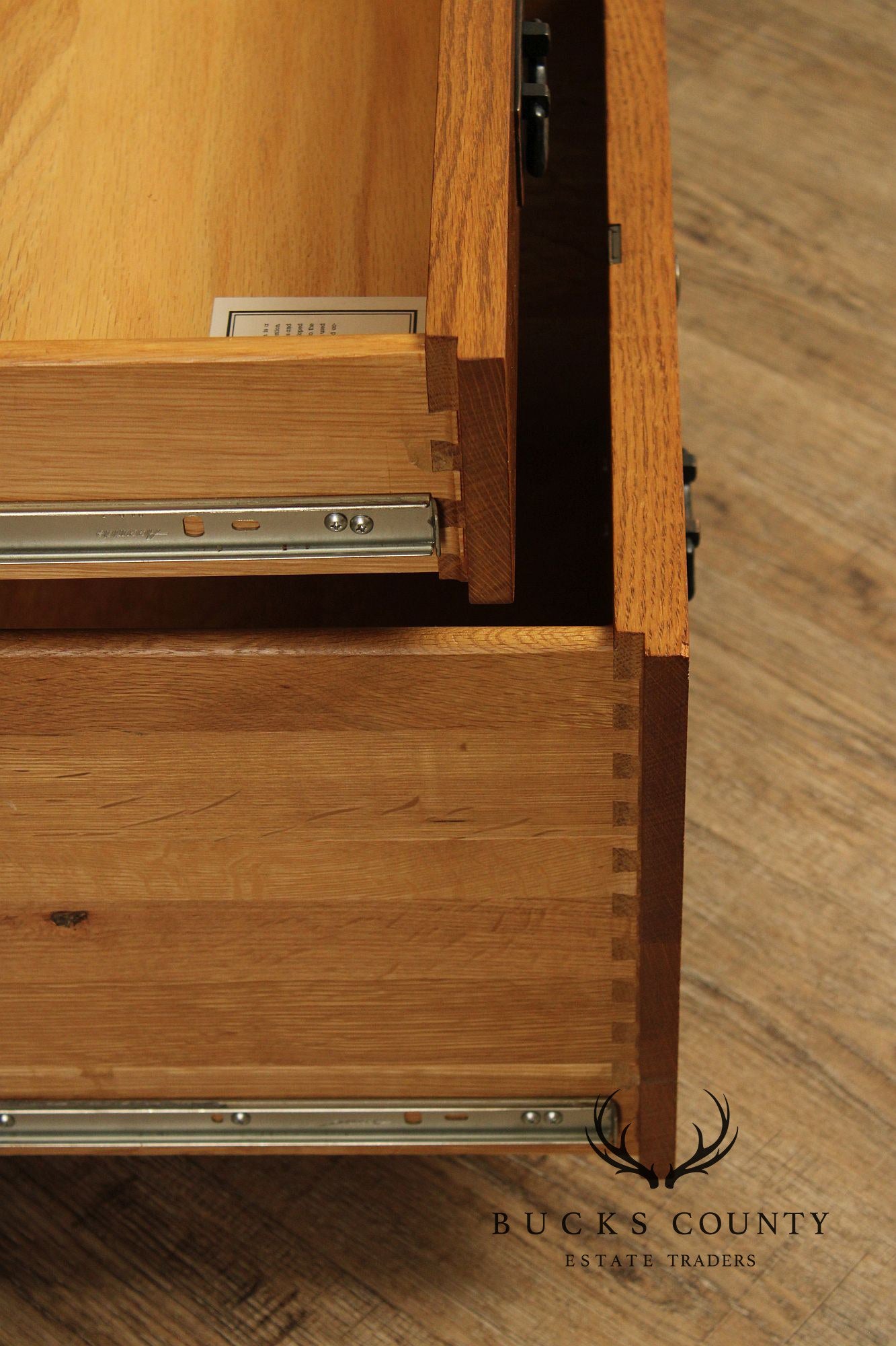 Stickley Mission Collection Oak Two-Drawer File Cabinet