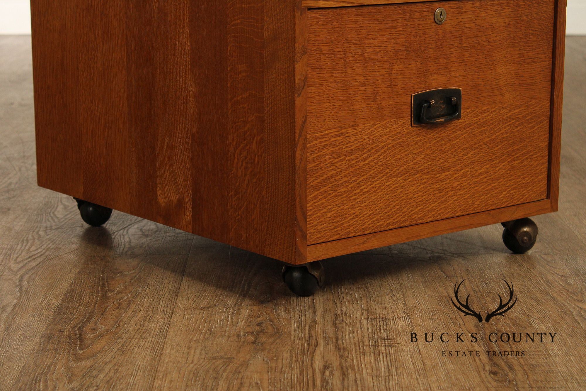 Stickley Mission Collection Oak Two-Drawer File Cabinet