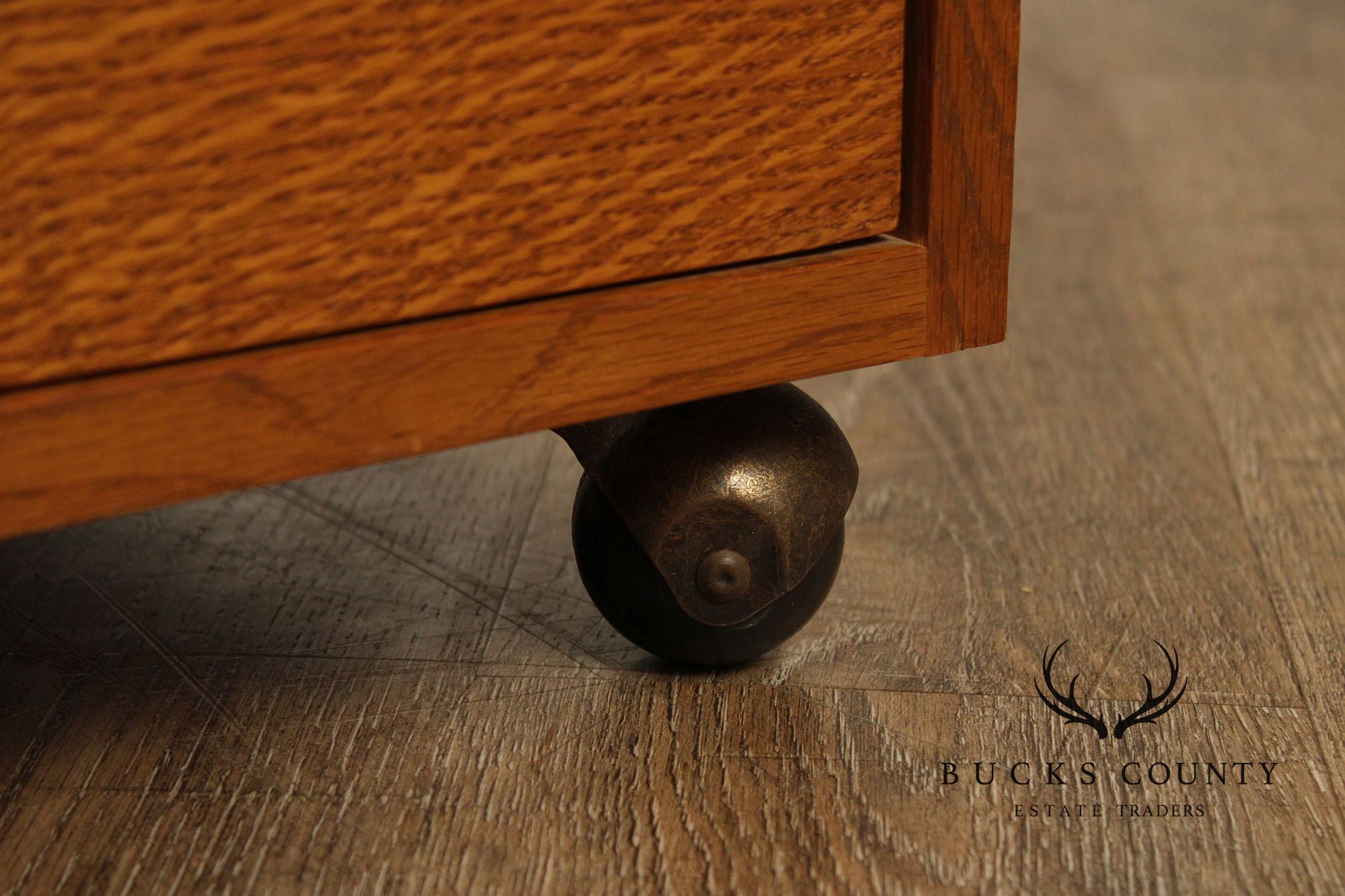 Stickley Mission Collection Oak Two-Drawer File Cabinet