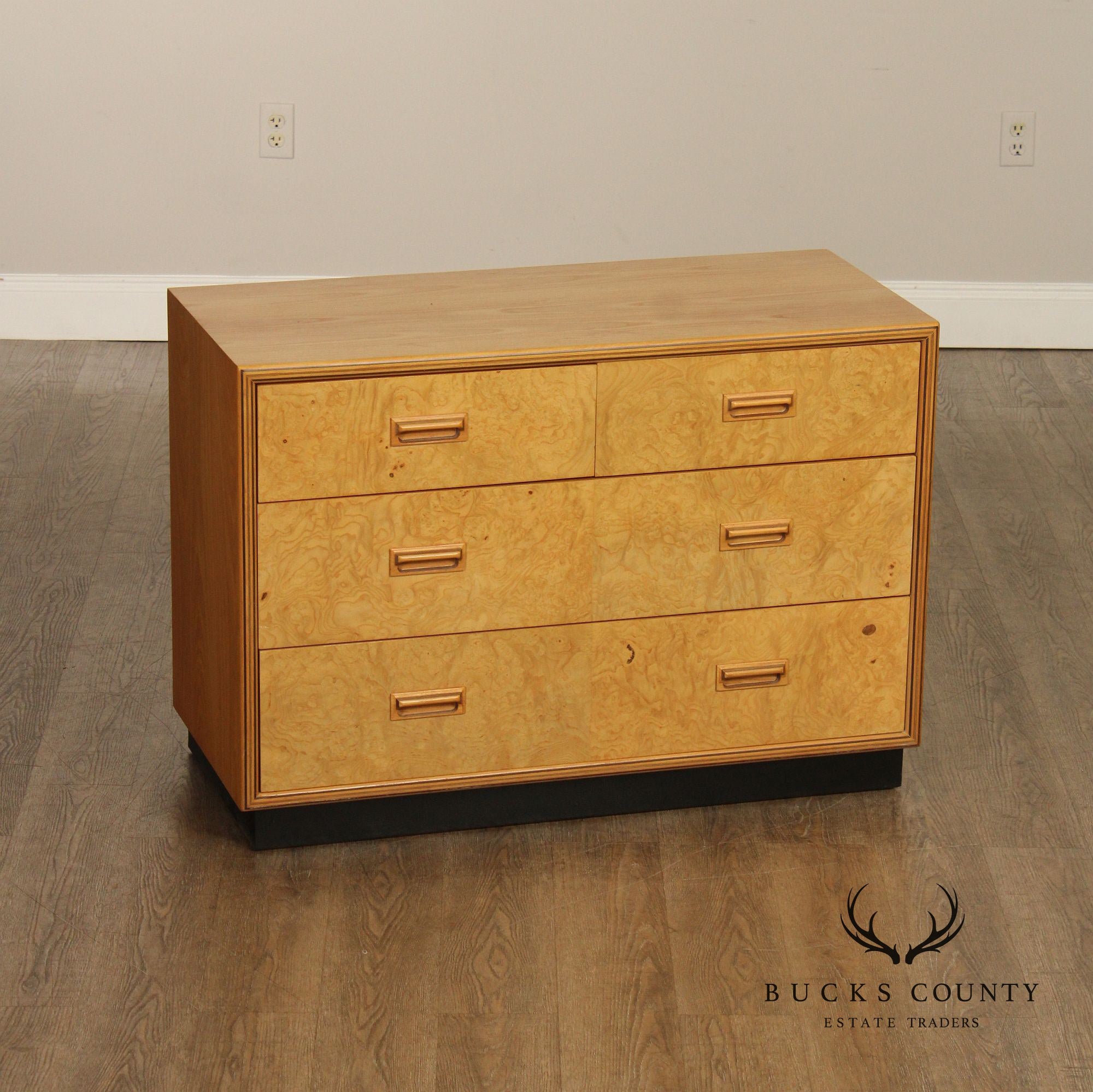 Henredon 'Scene Two' Burlwood Chest of Drawers