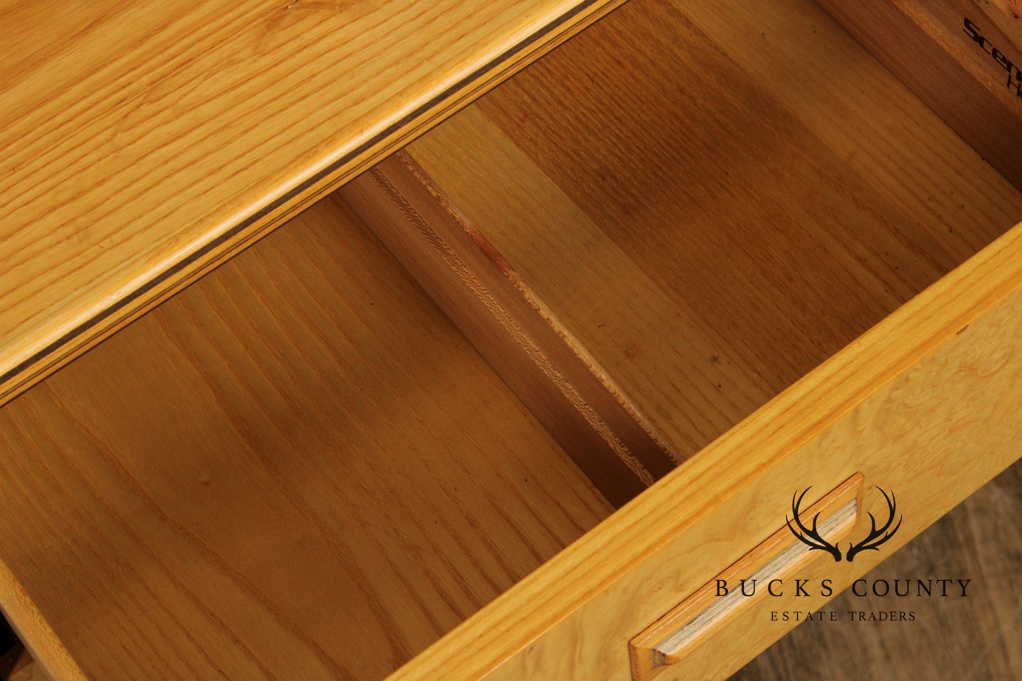 Henredon 'Scene Two' Burlwood Chest of Drawers