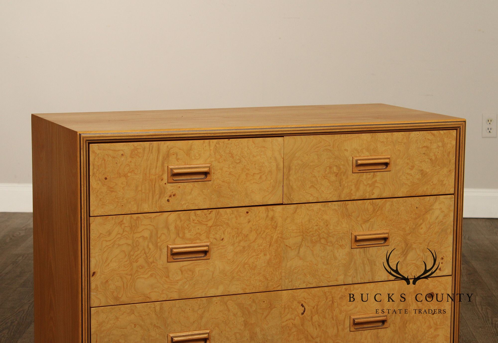 Henredon 'Scene Two' Burlwood Chest of Drawers