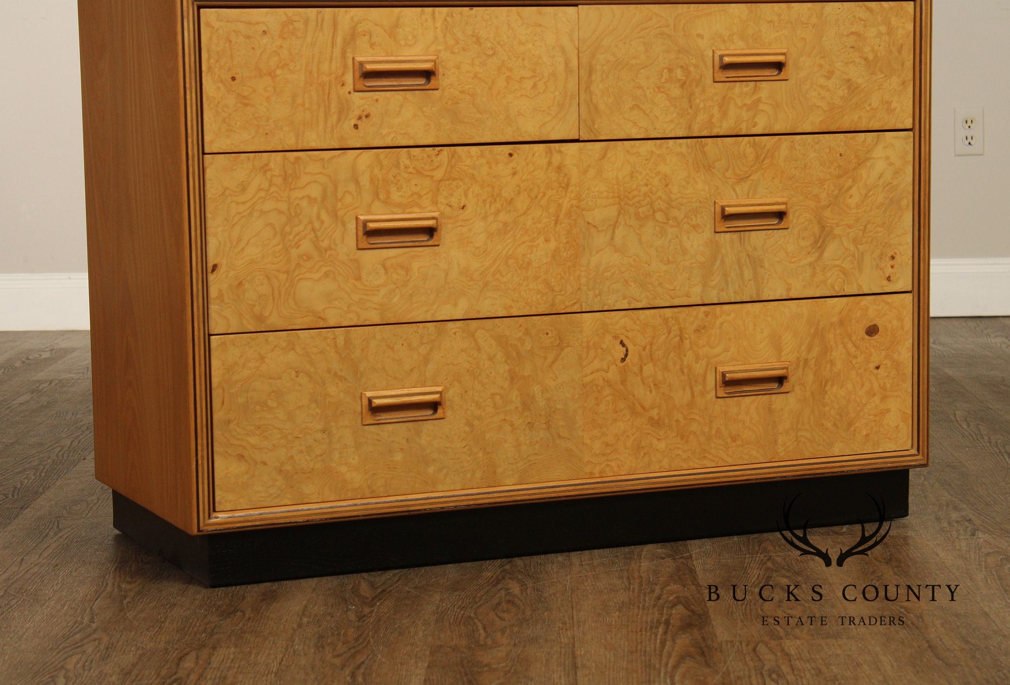 Henredon 'Scene Two' Burlwood Chest of Drawers