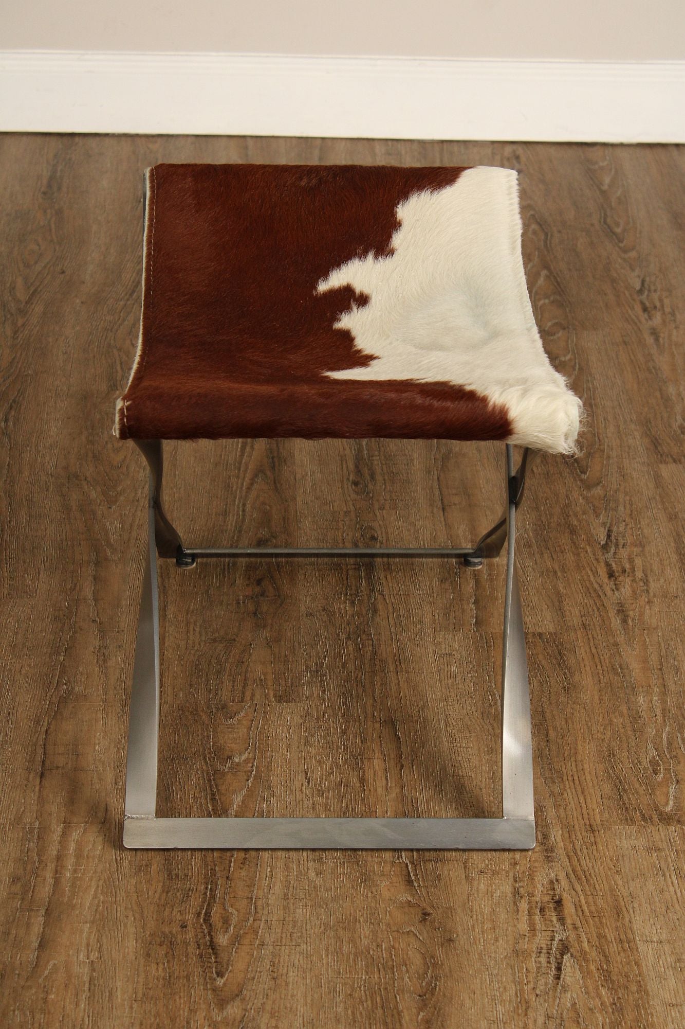 Room and Board Cowhide 'Karr' Stool