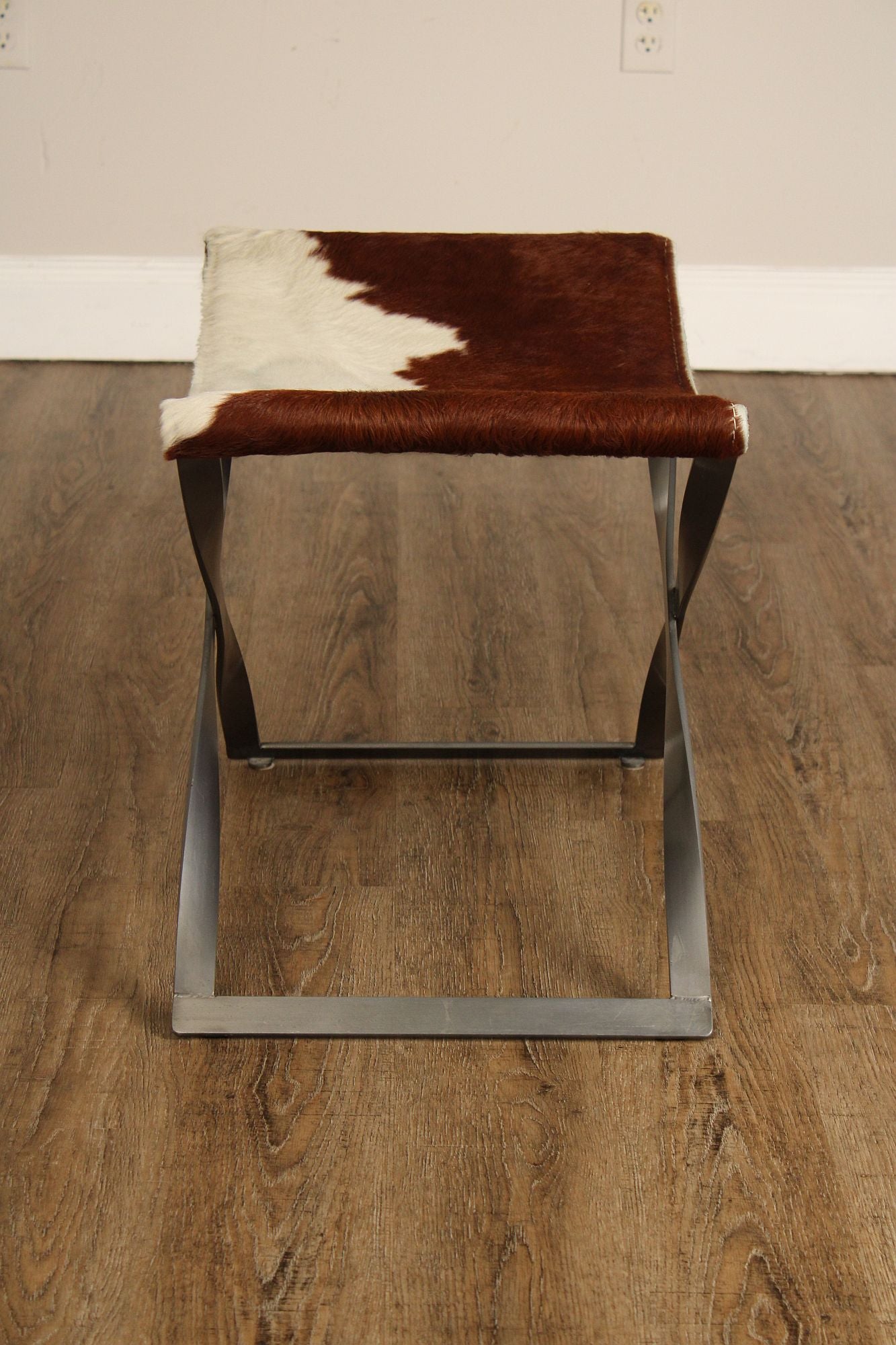 Room and Board Cowhide 'Karr' Stool