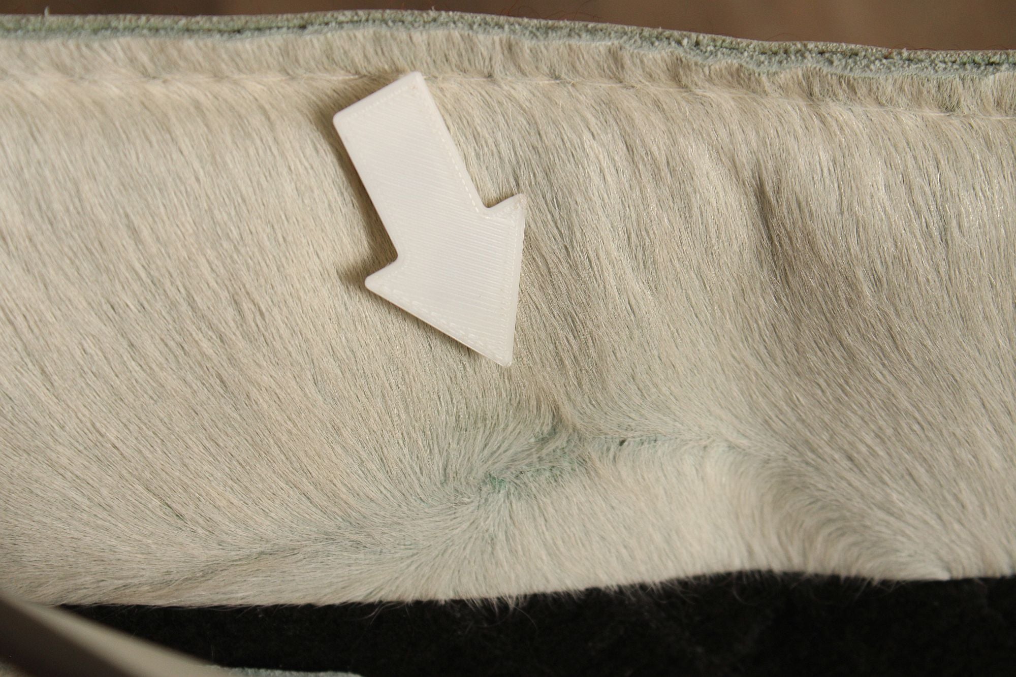 Room and Board Cowhide 'Karr' Stool