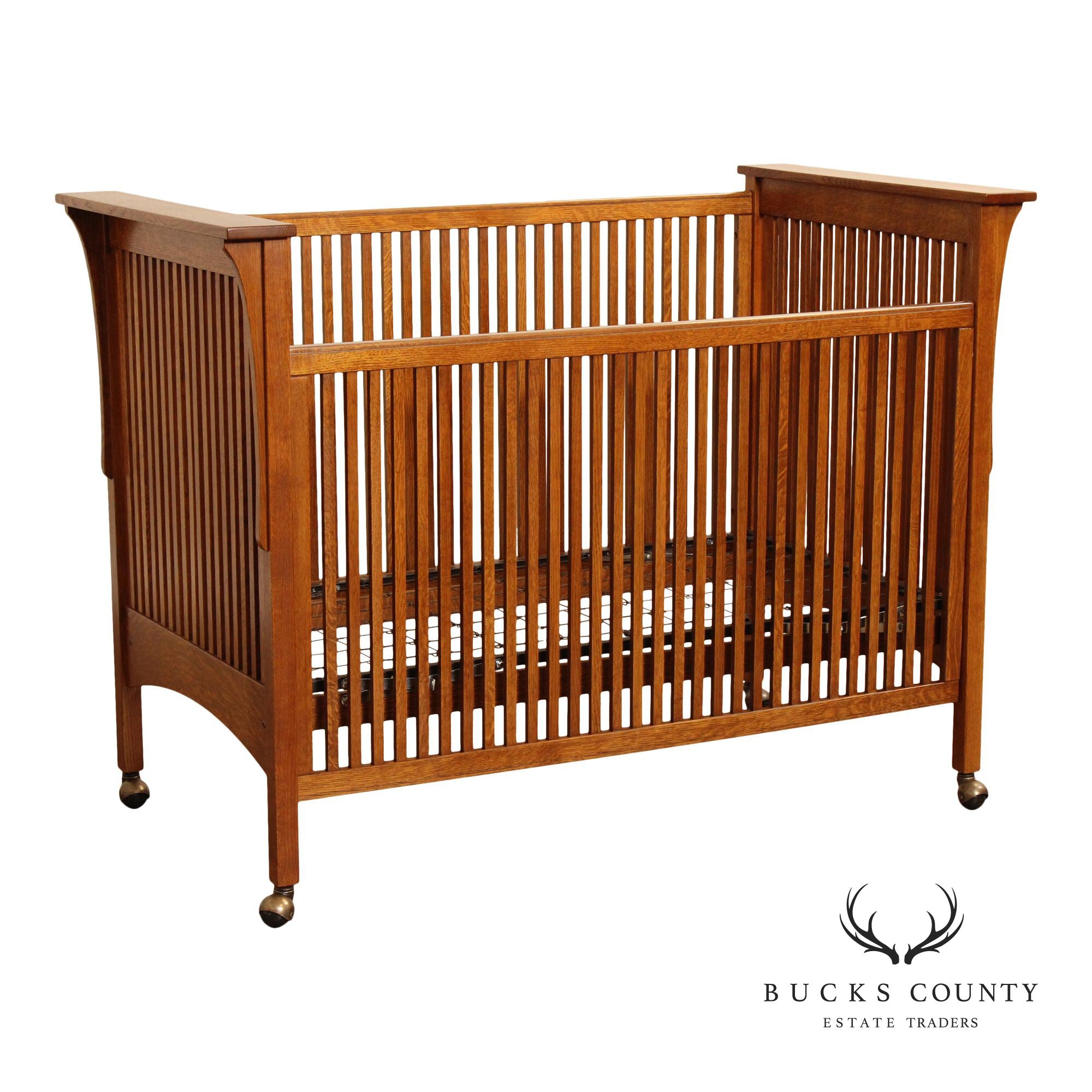 Stickley Mission Collection Oak Doll Crib