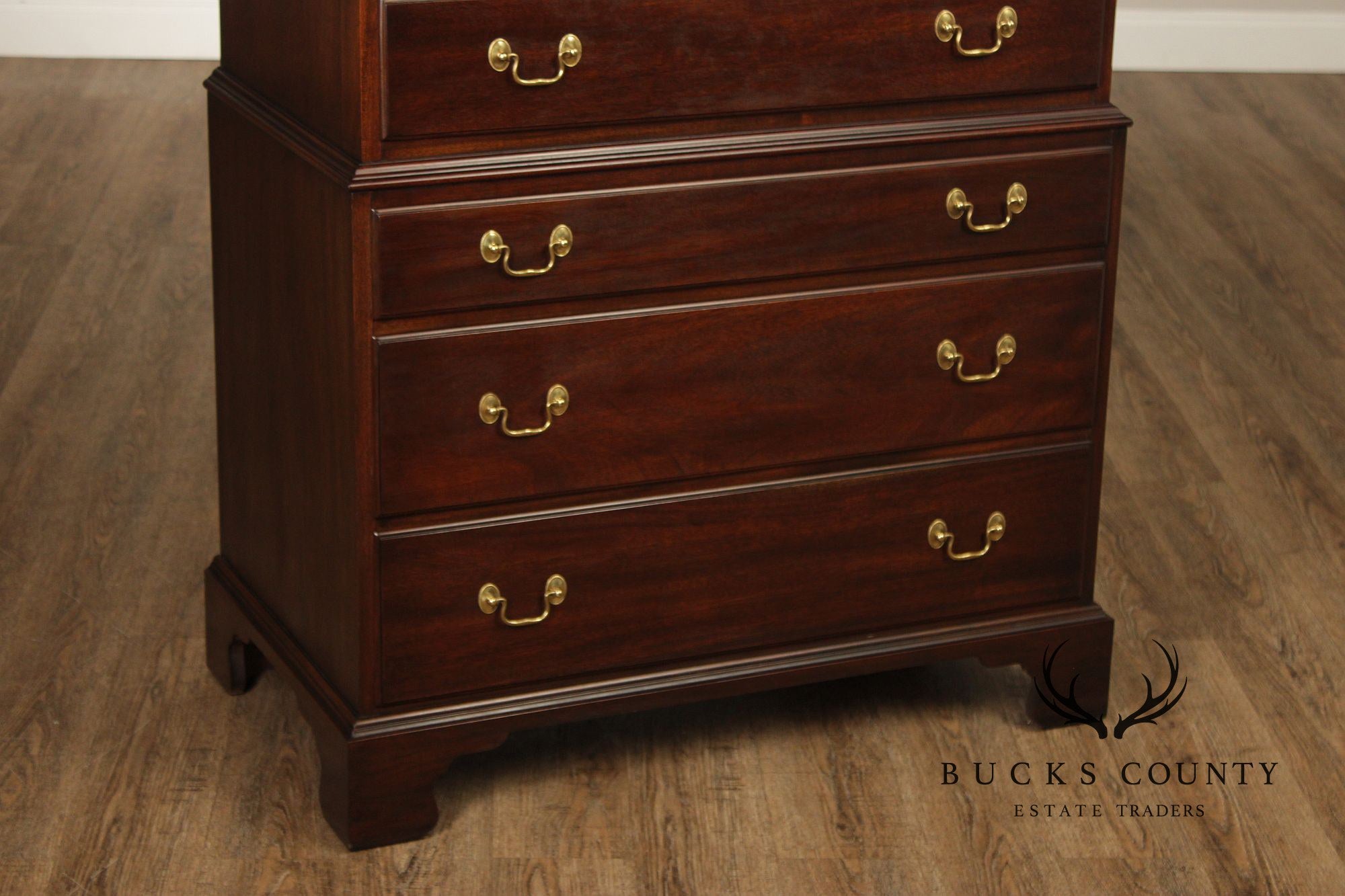 Henkel Harris Mahogany Chippendale Style High Chest