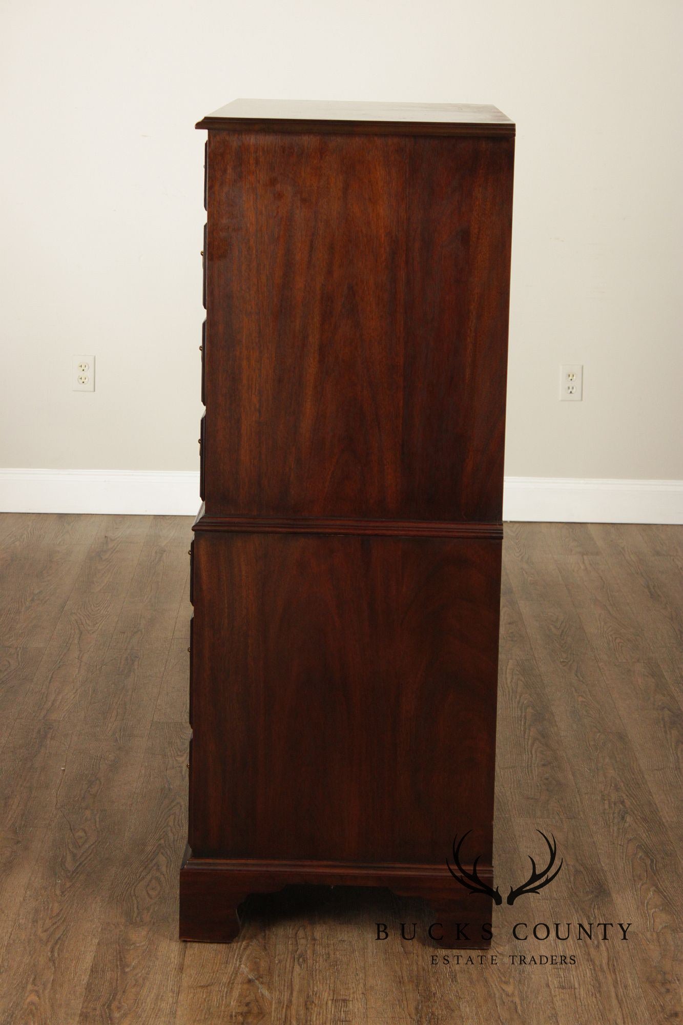 Henkel Harris Mahogany Chippendale Style High Chest