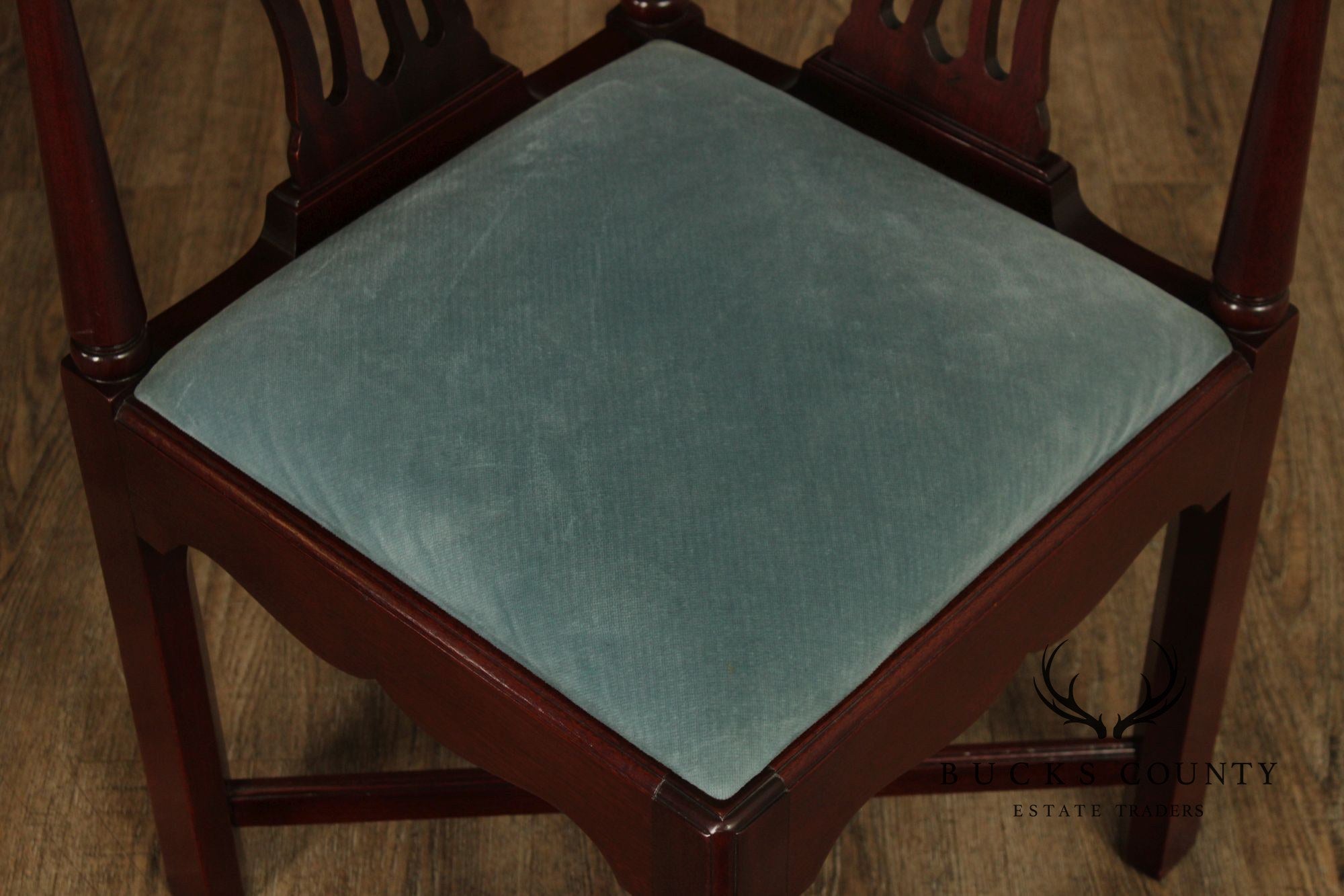 Mahogany Chippendale Style Corner Chair