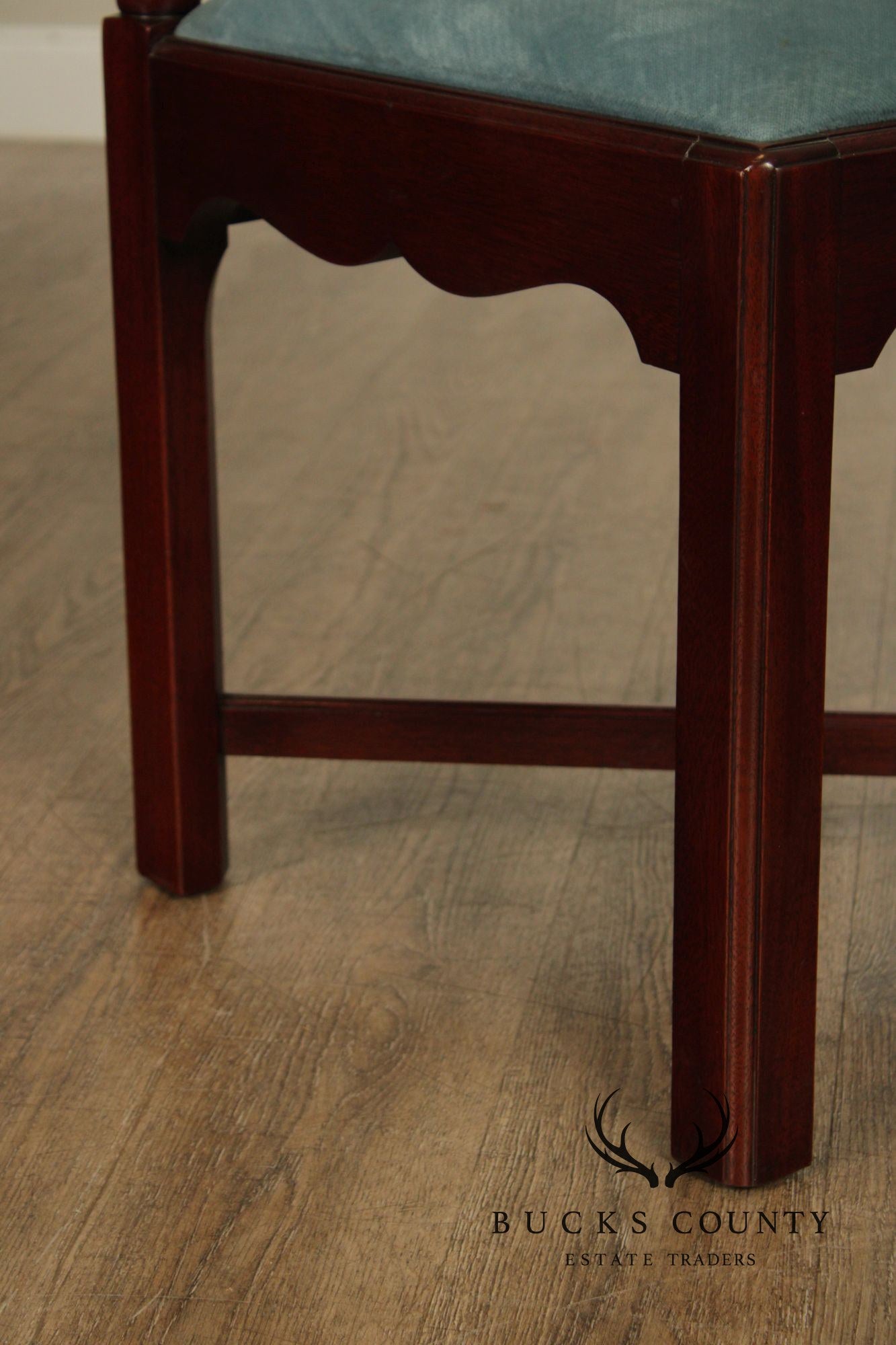Mahogany Chippendale Style Corner Chair
