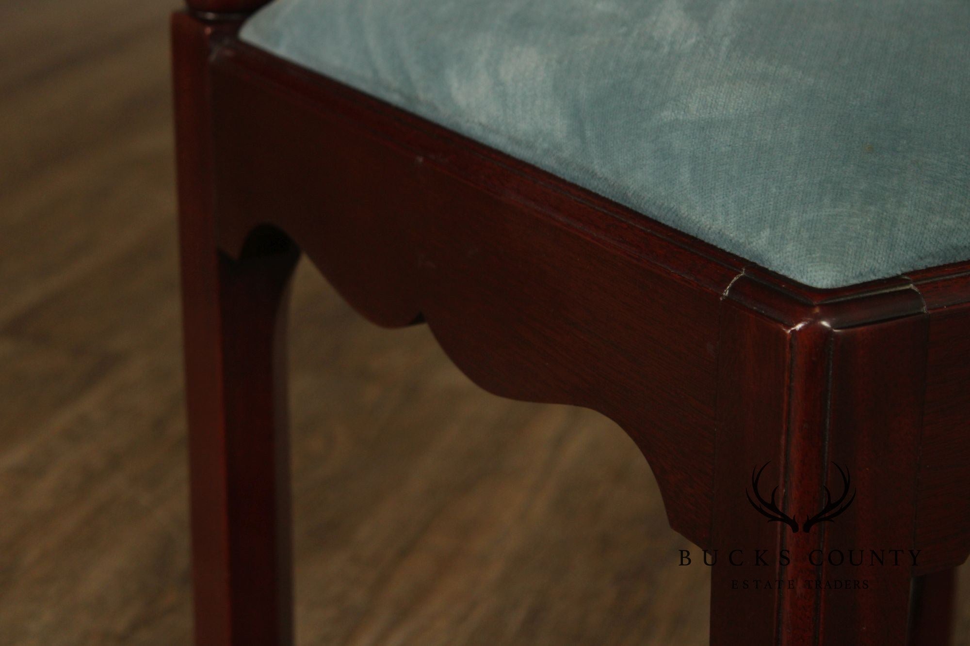 Mahogany Chippendale Style Corner Chair