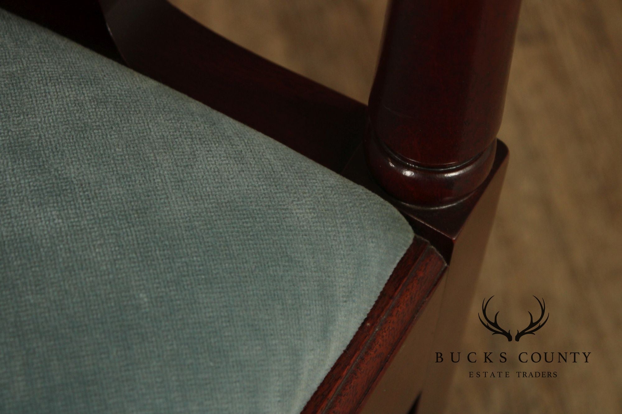 Mahogany Chippendale Style Corner Chair