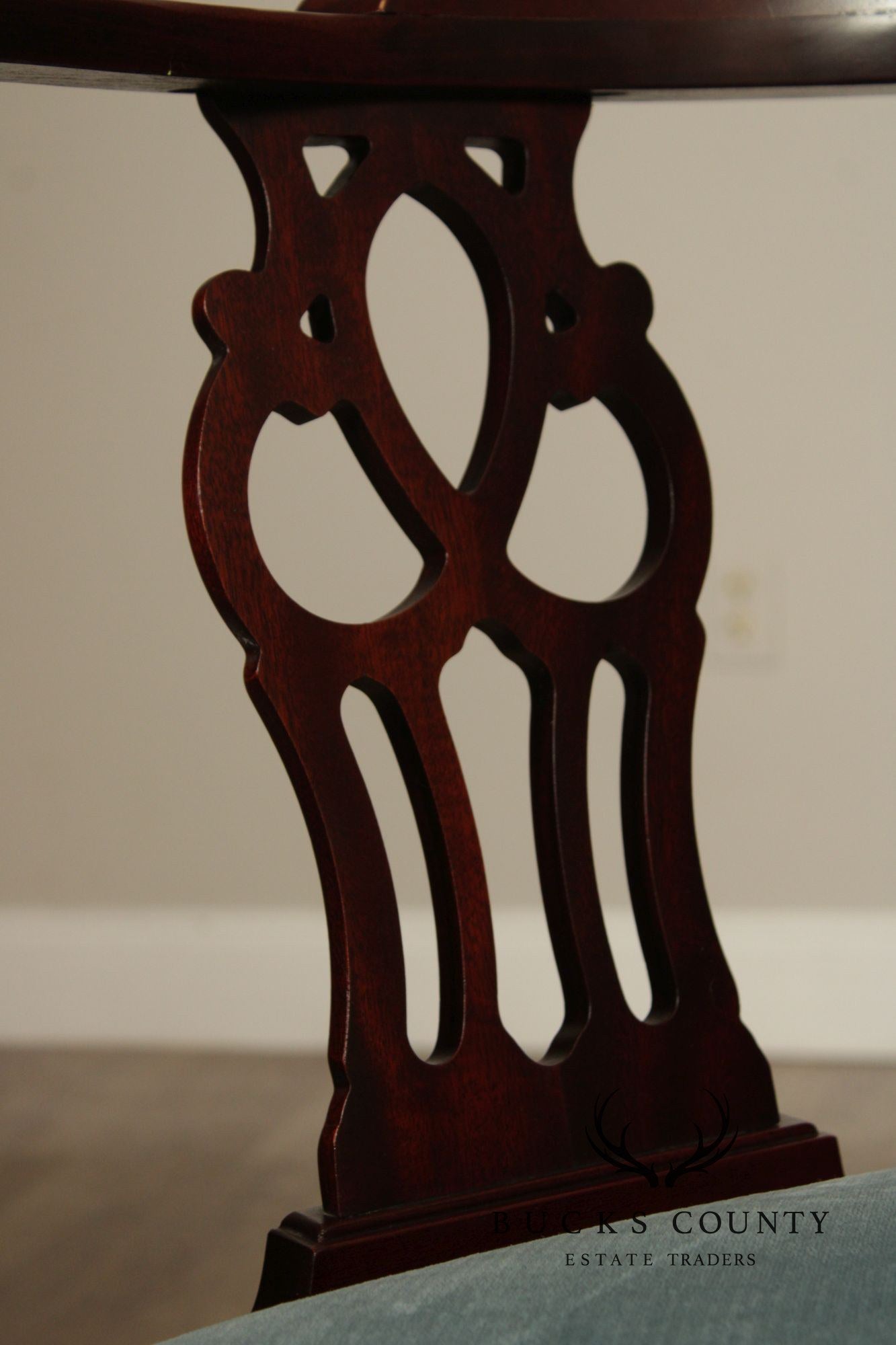Mahogany Chippendale Style Corner Chair