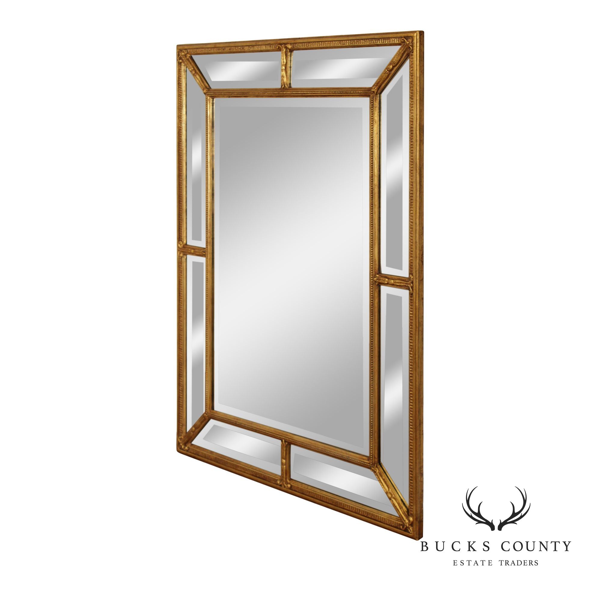 Friedman Brothers 'Magnolia' Giltwood Wall Mirror