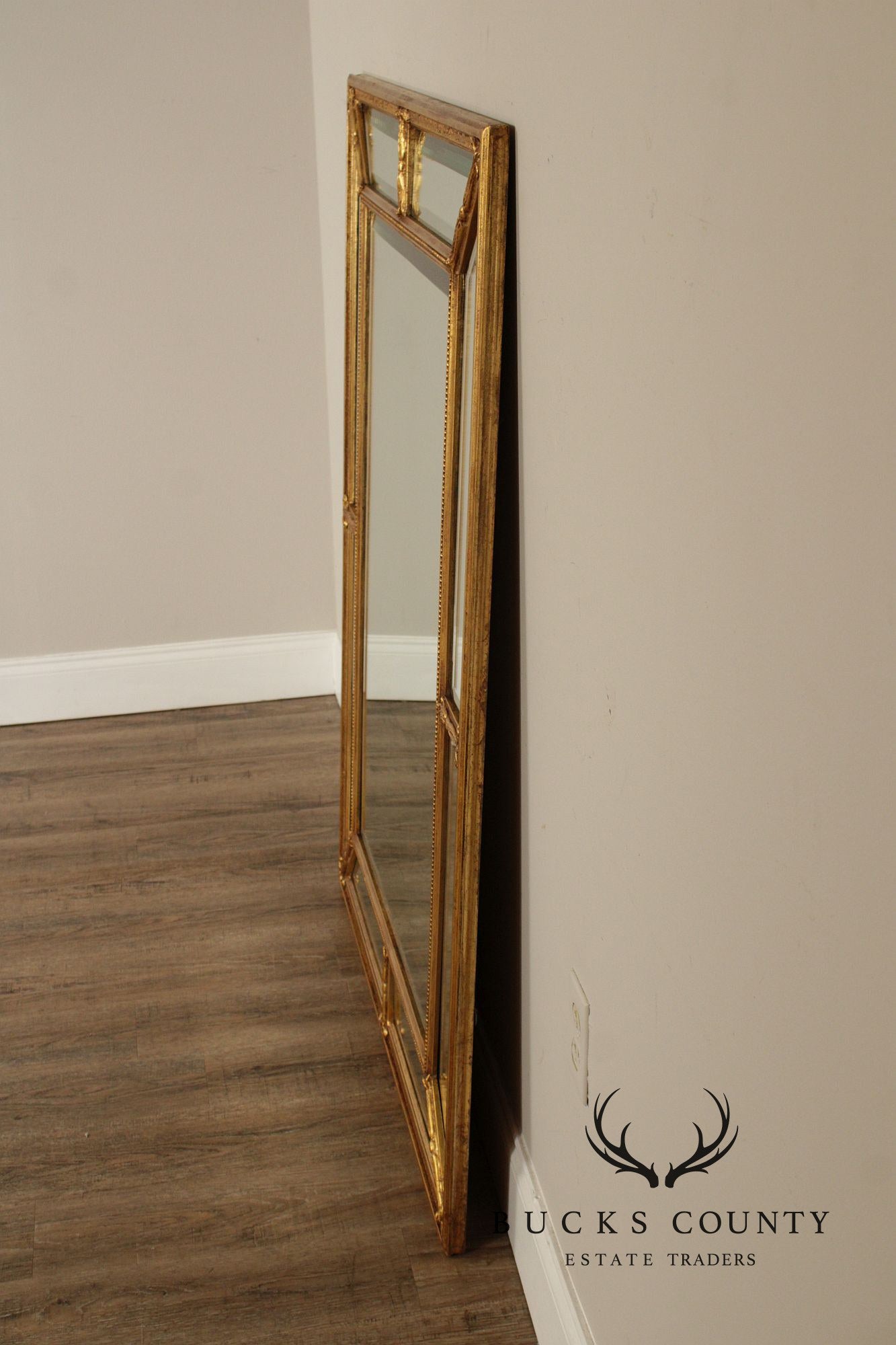 Friedman Brothers 'Magnolia' Giltwood Wall Mirror