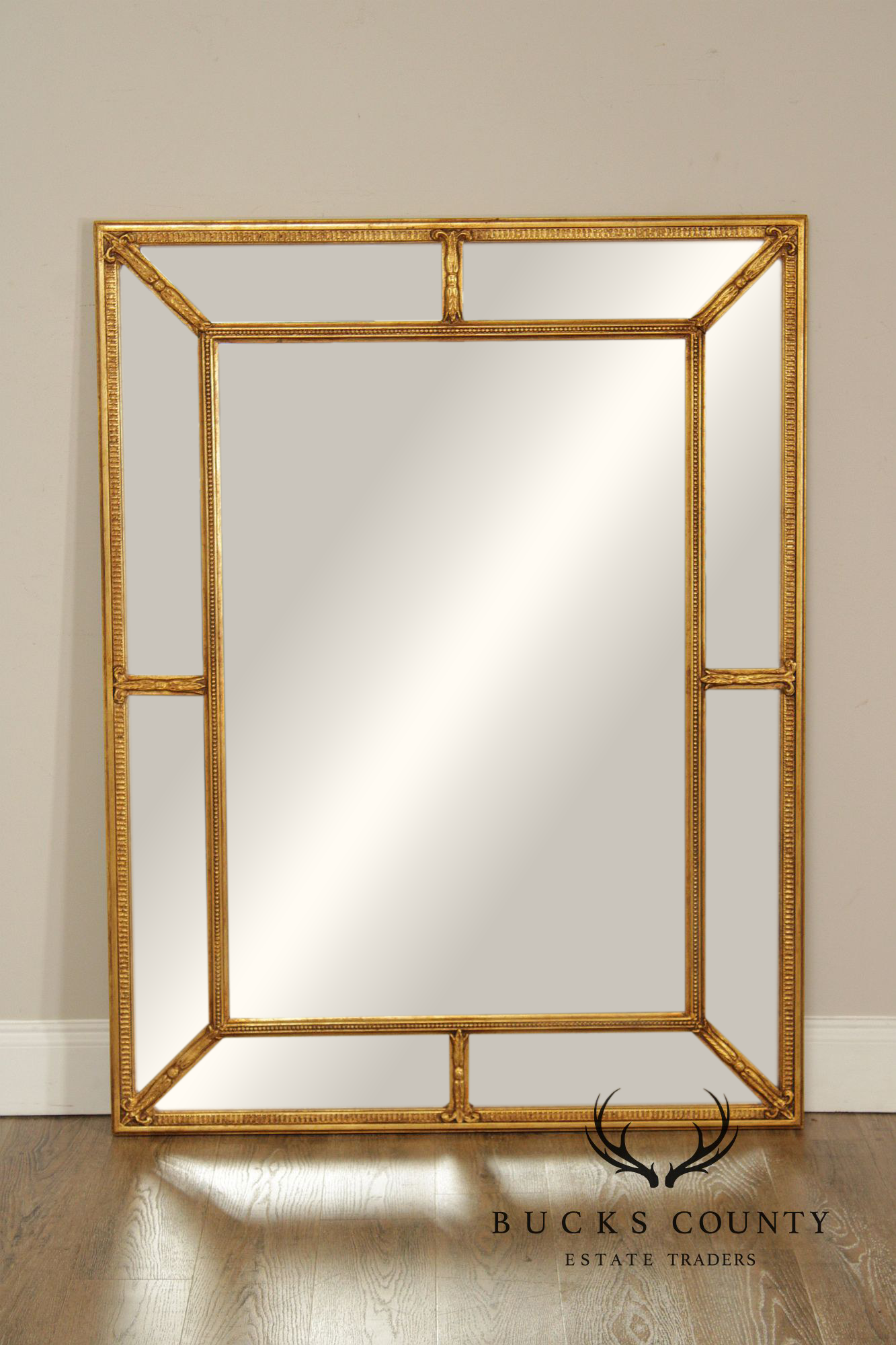 Friedman Brothers 'Magnolia' Giltwood Wall Mirror