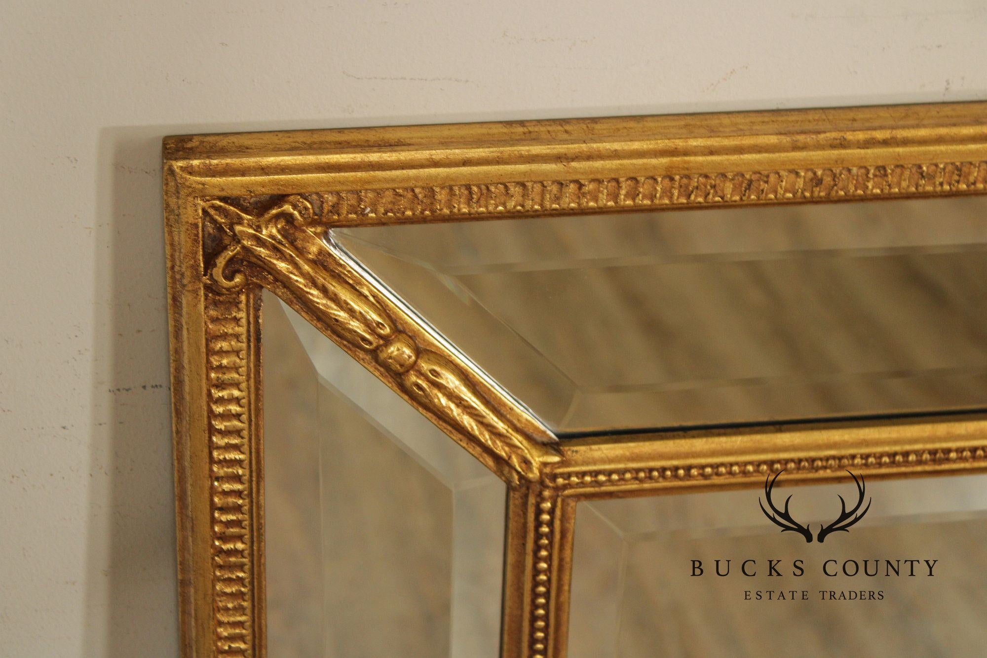 Friedman Brothers 'Magnolia' Giltwood Wall Mirror