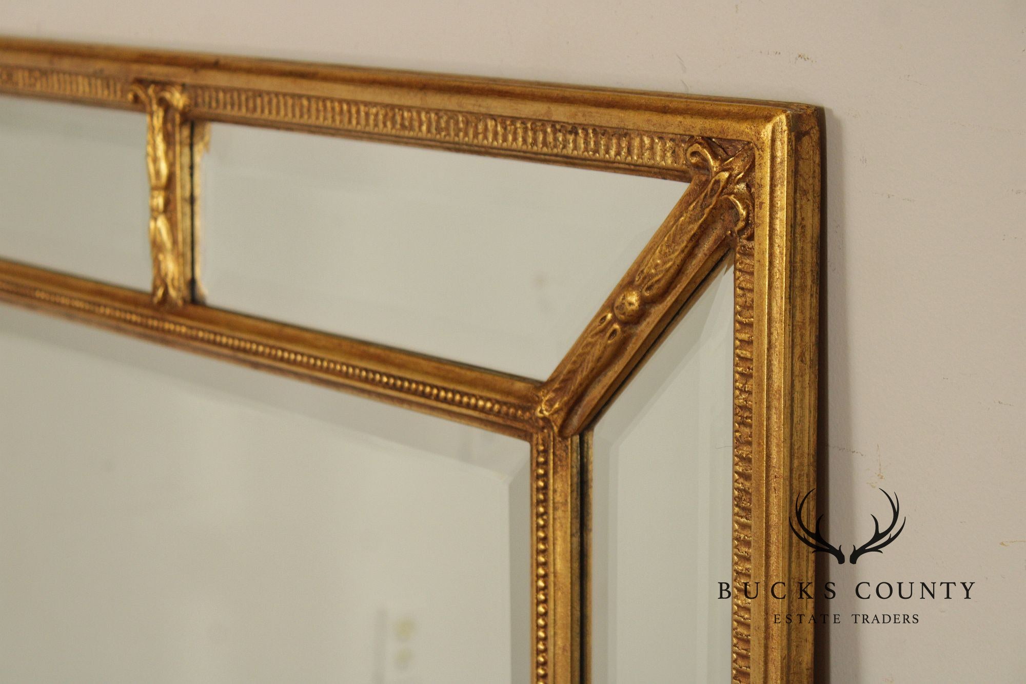 Friedman Brothers 'Magnolia' Giltwood Wall Mirror