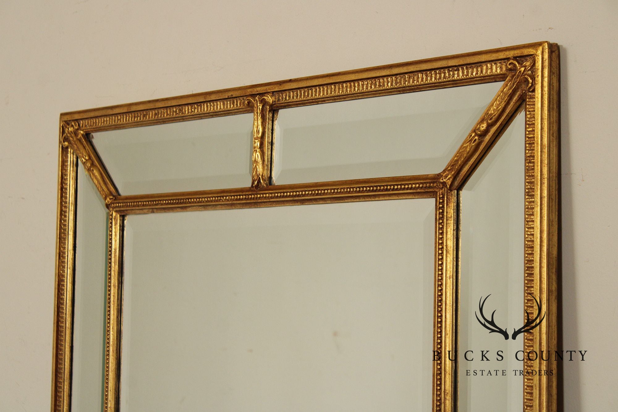 Friedman Brothers 'Magnolia' Giltwood Wall Mirror
