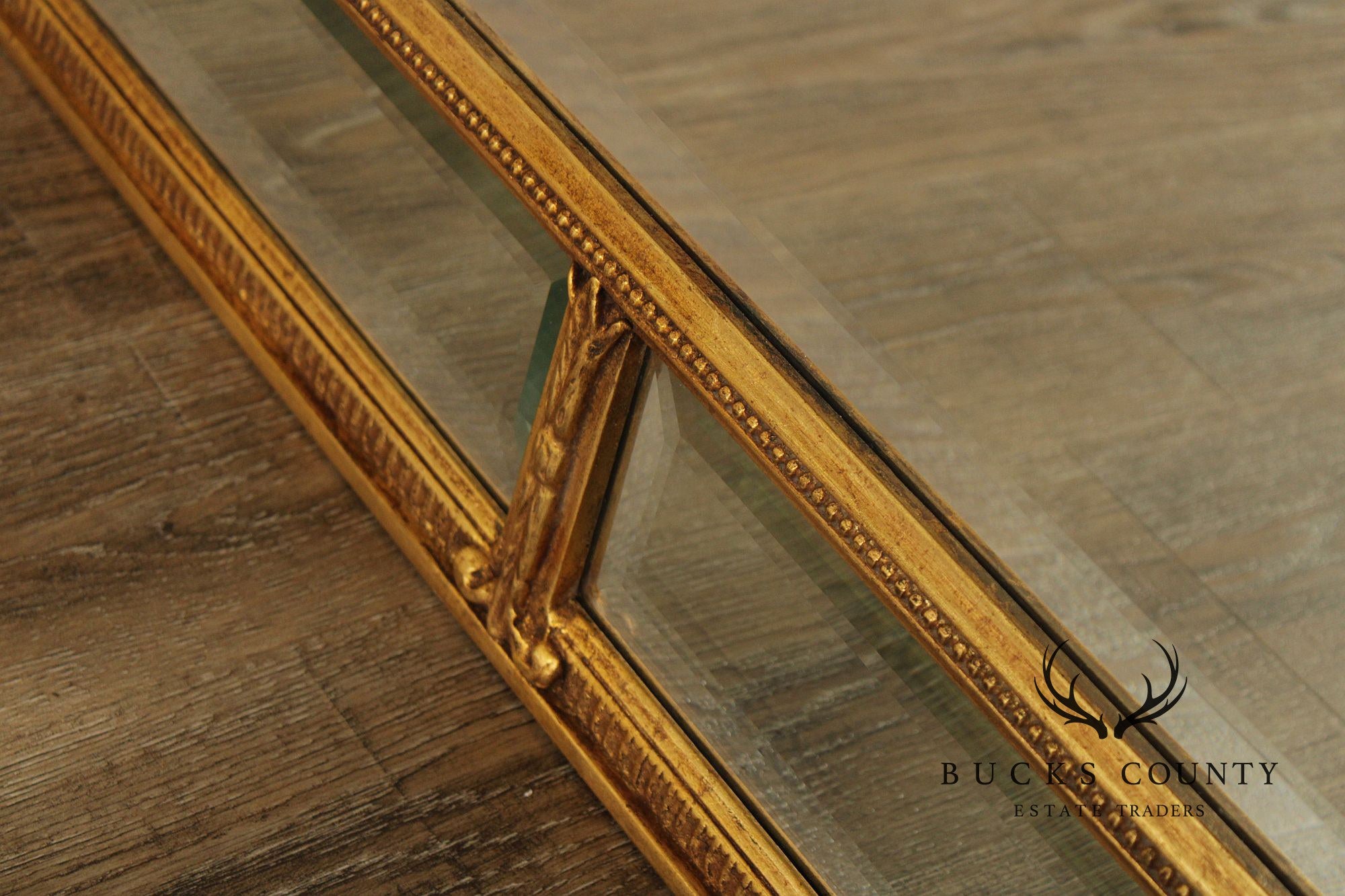 Friedman Brothers 'Magnolia' Giltwood Wall Mirror