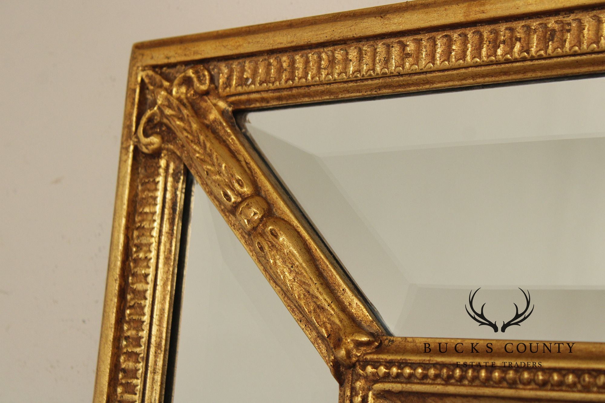 Friedman Brothers 'Magnolia' Giltwood Wall Mirror