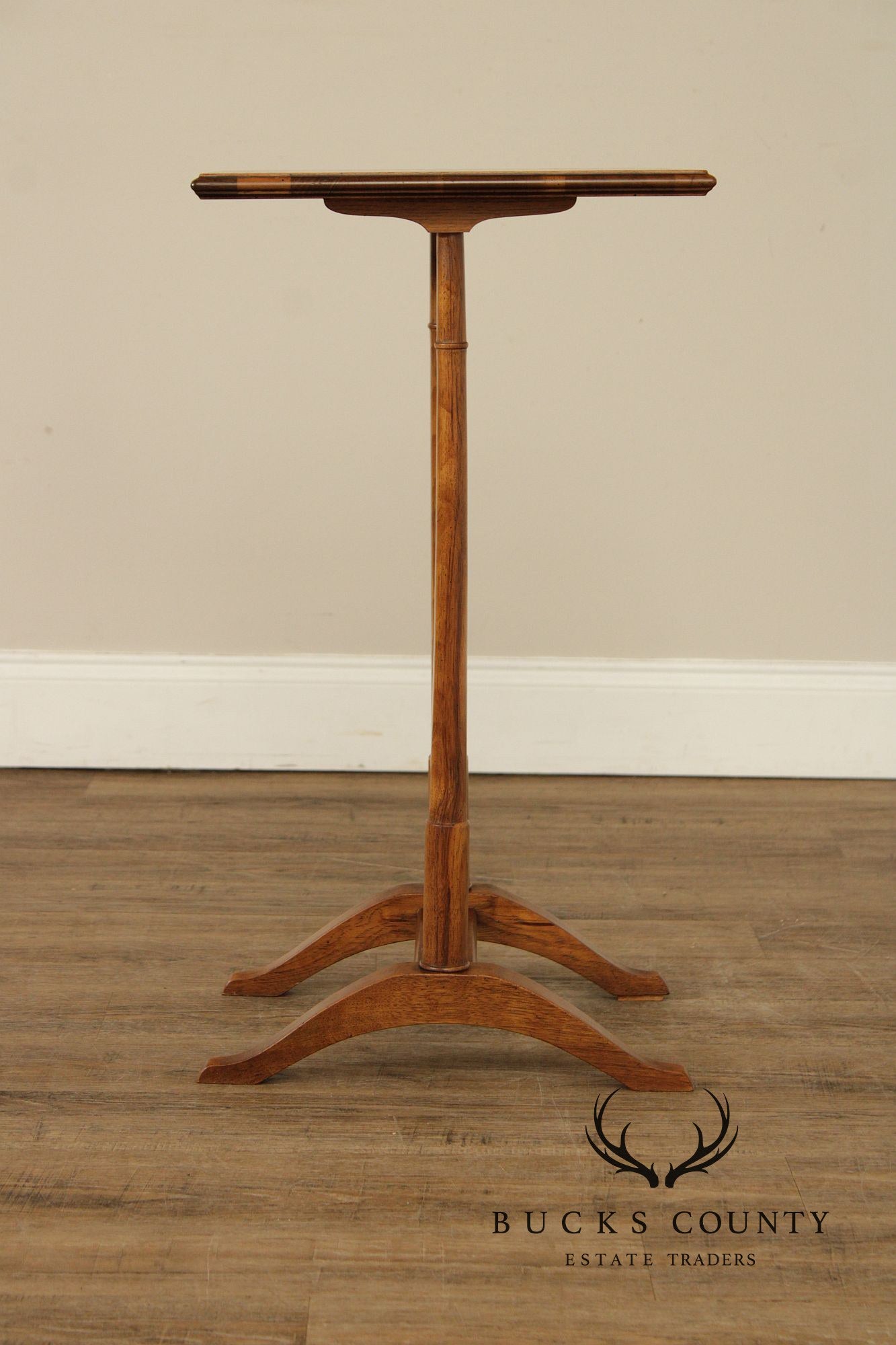 Knob Creek Federal Style Inlaid Checkerboard Game Table