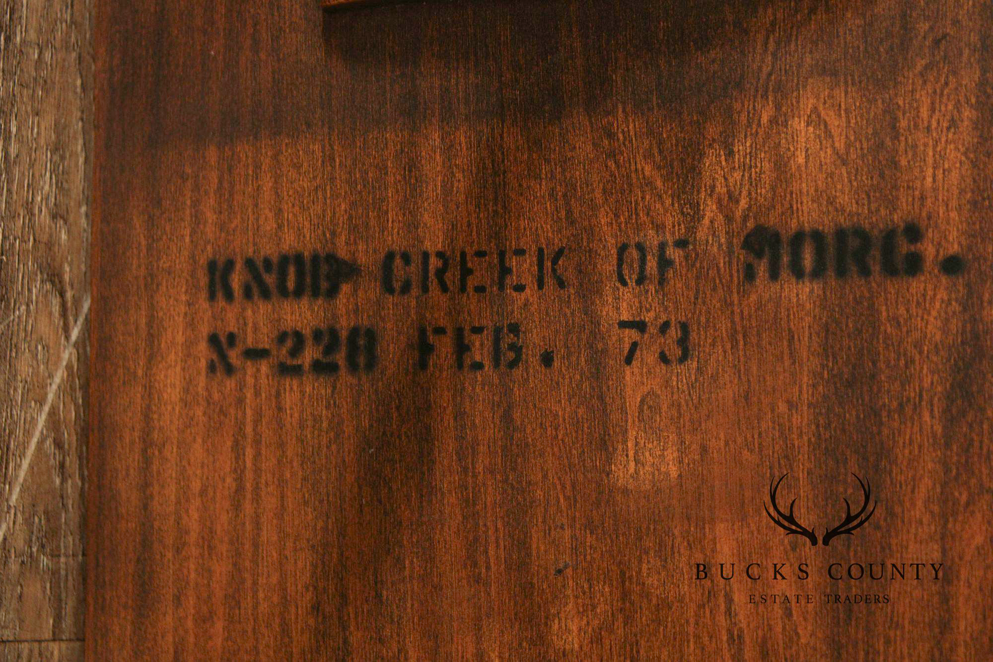 Knob Creek Federal Style Inlaid Checkerboard Game Table