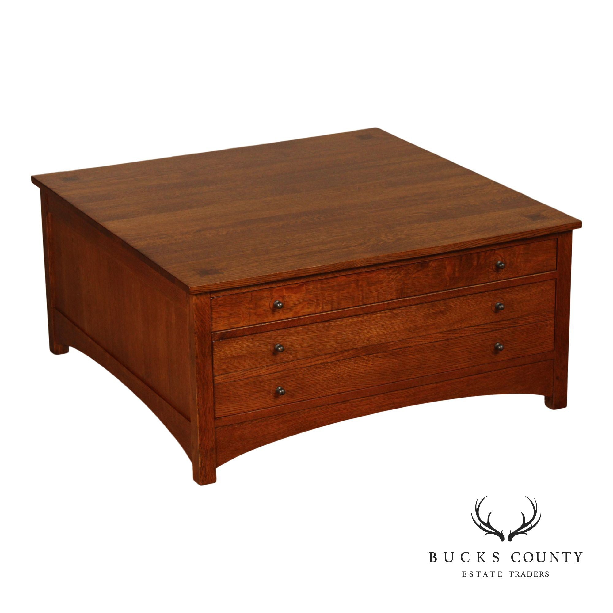 Stickley Mission Collection Oak Harvey Ellis Coffee Table