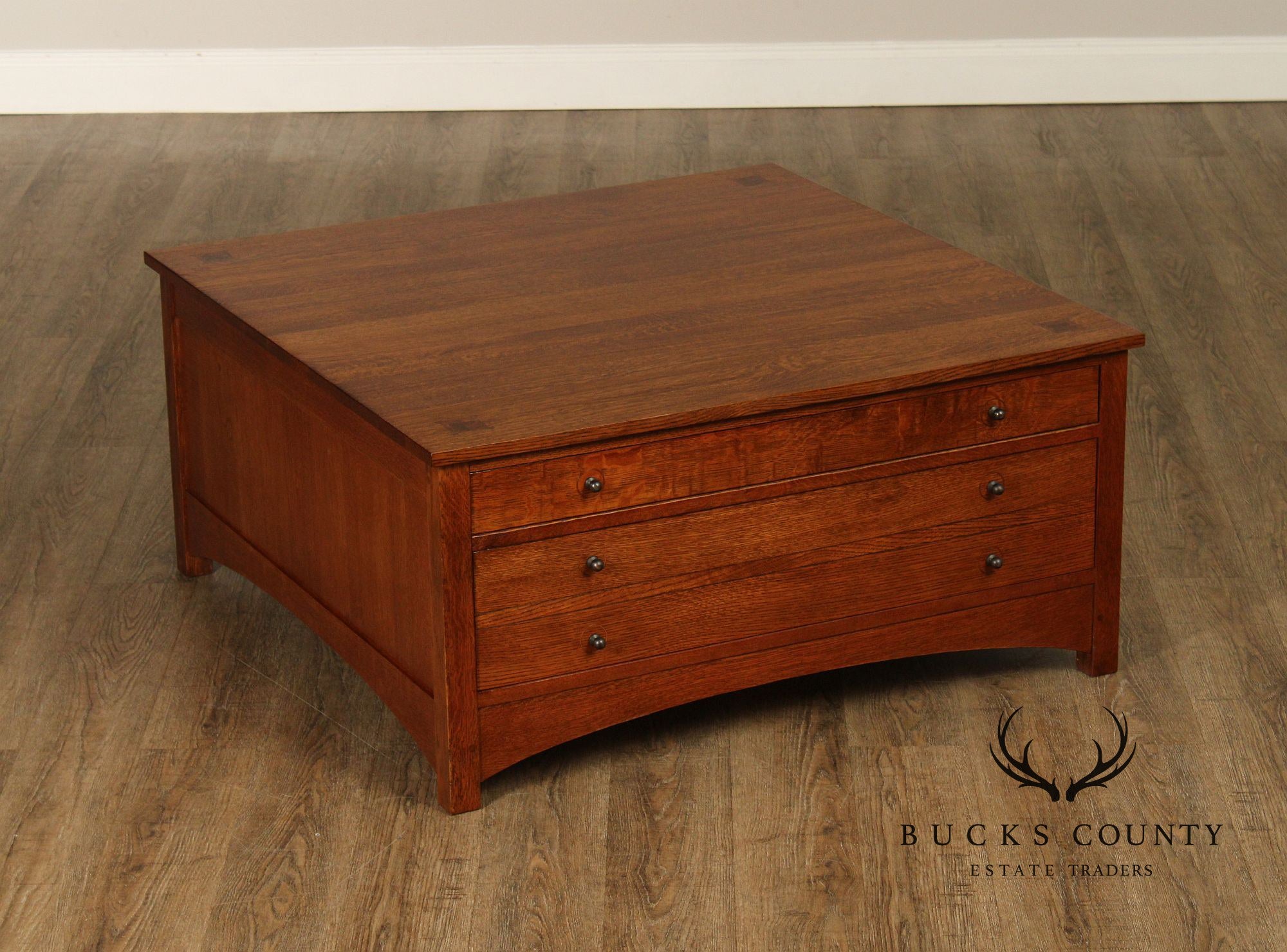 Stickley Mission Collection Oak Harvey Ellis Coffee Table