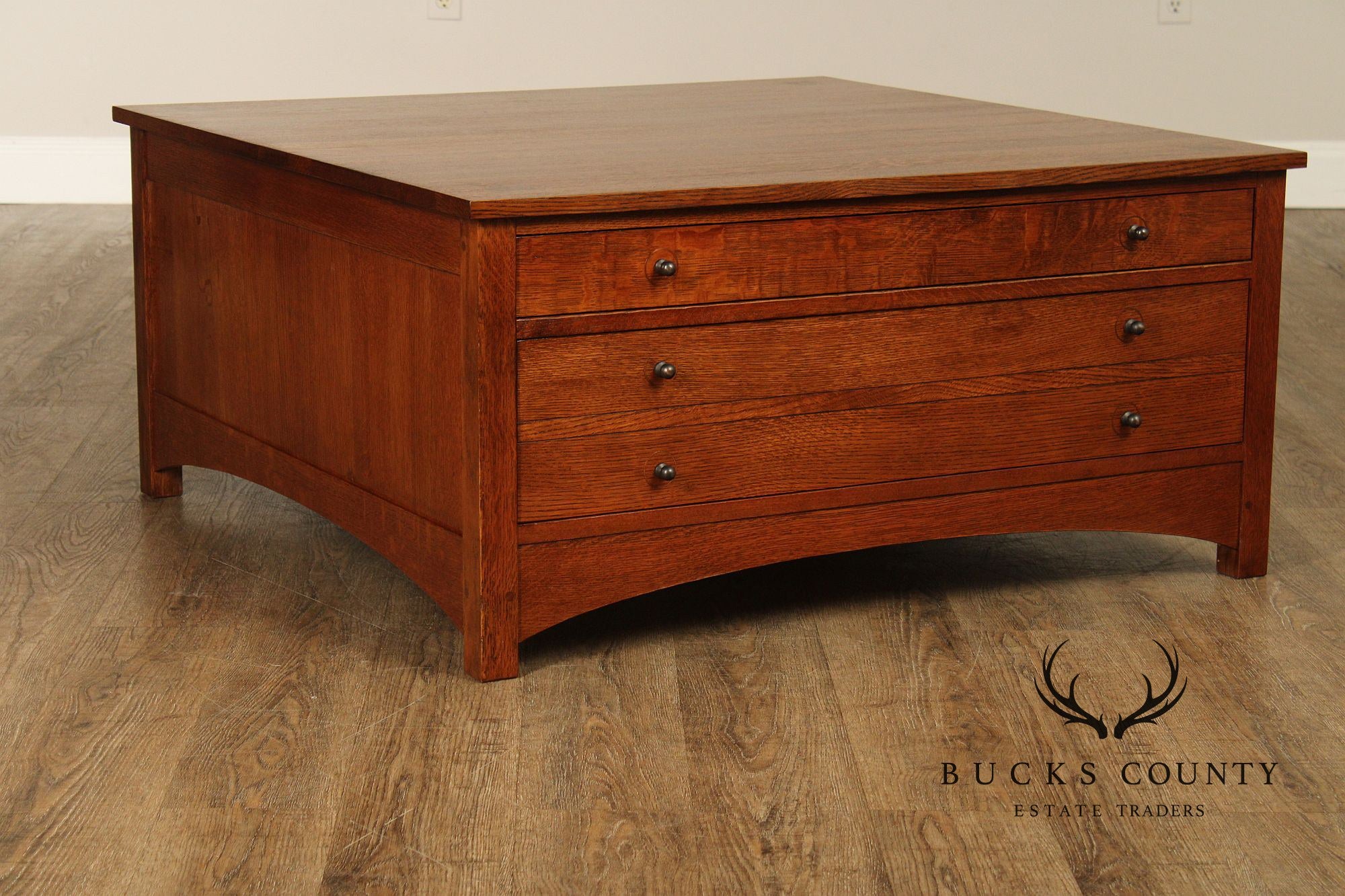 Stickley Mission Collection Oak Harvey Ellis Coffee Table