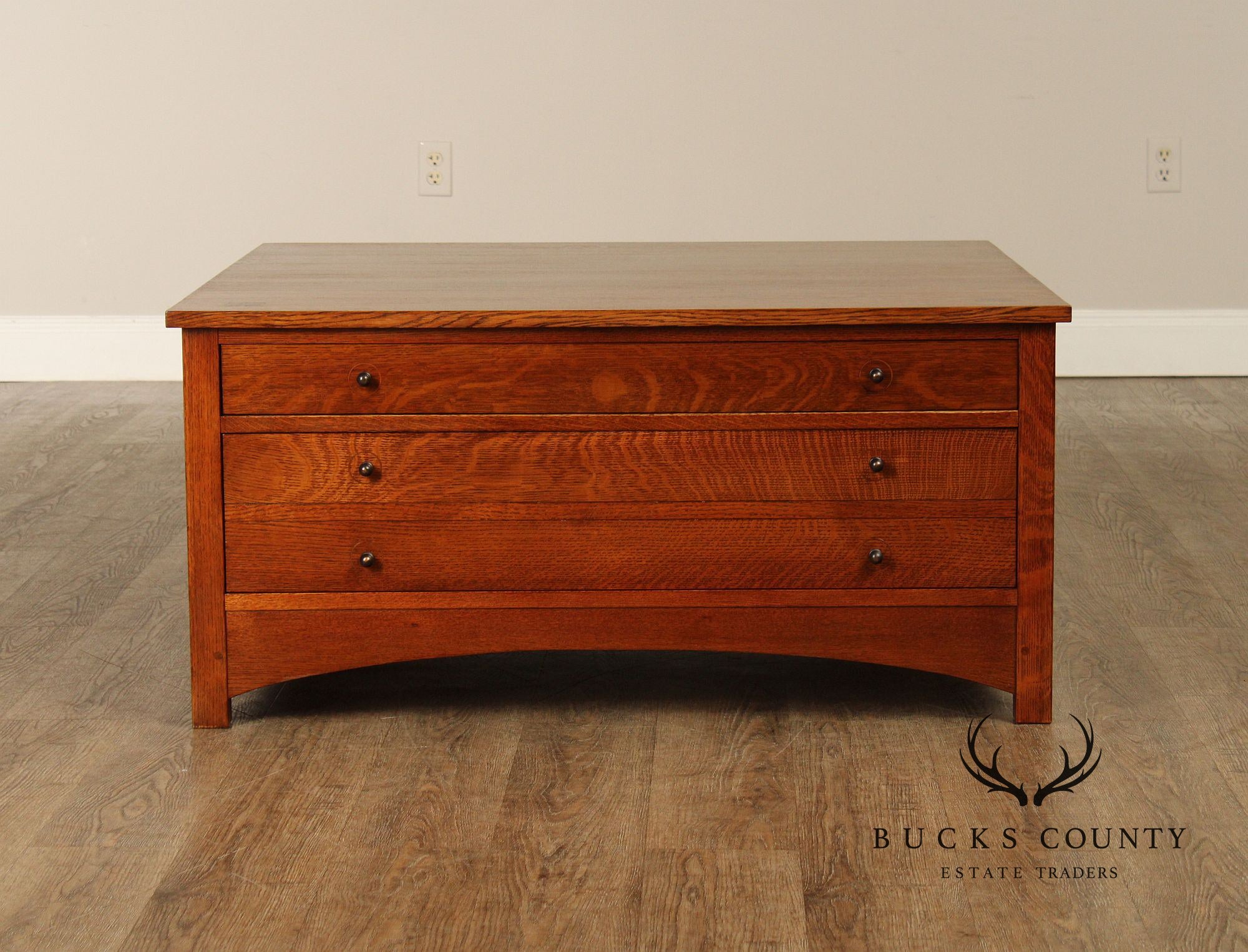 Stickley Mission Collection Oak Harvey Ellis Coffee Table