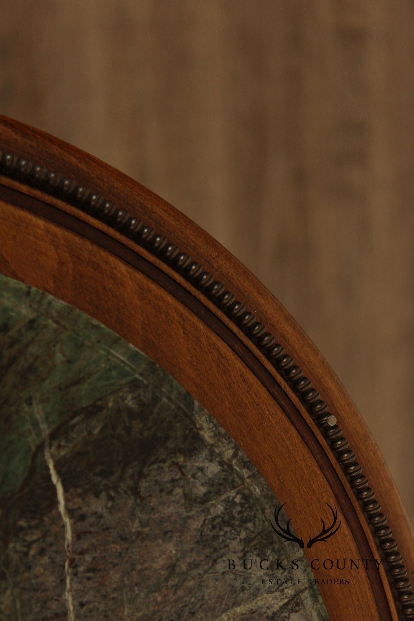 French Louis XV Style Marble Top Pedestal Side Table