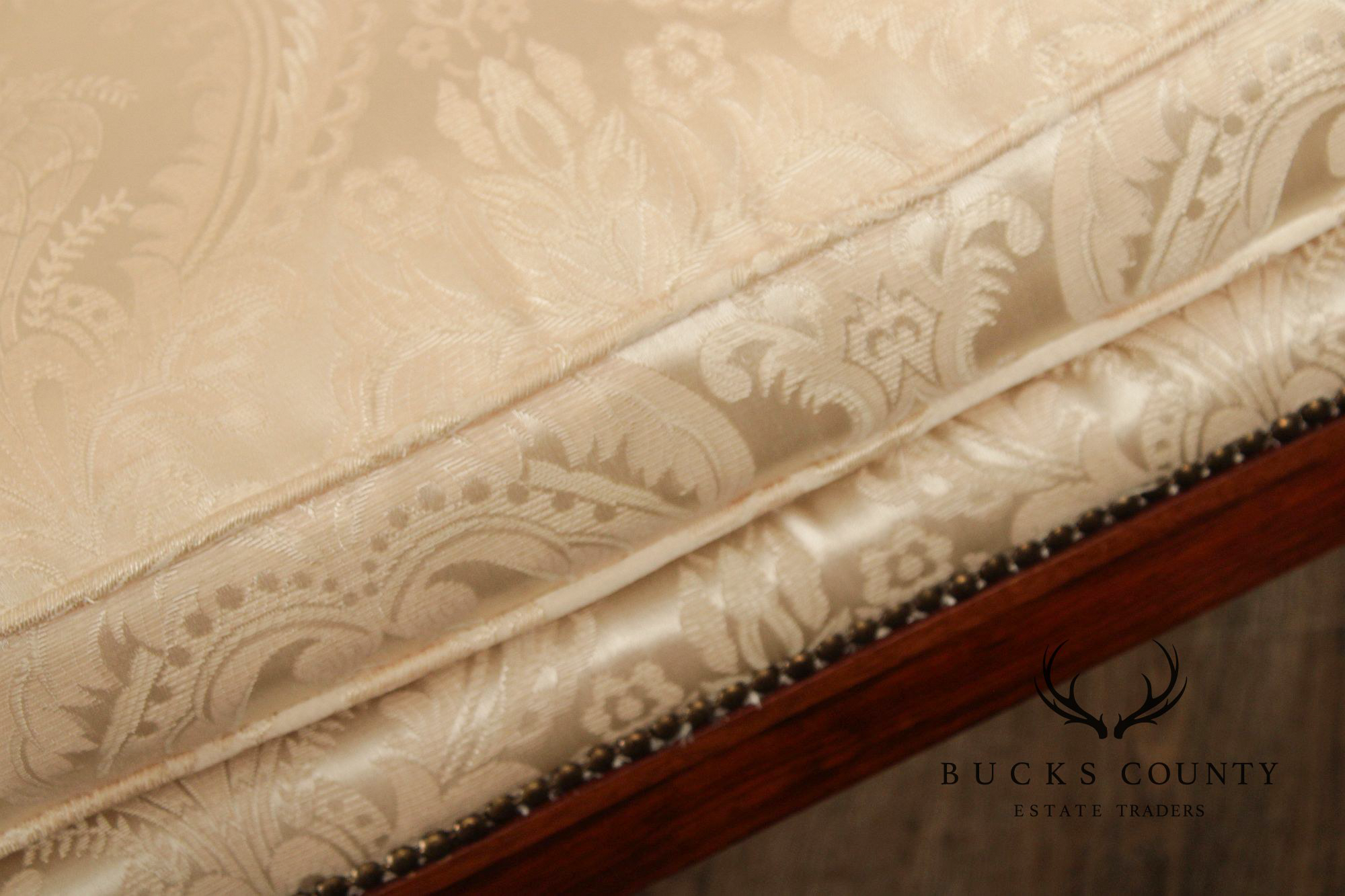 Neoclassical Revival Pair of Swan Carved Barrel Back Armchairs