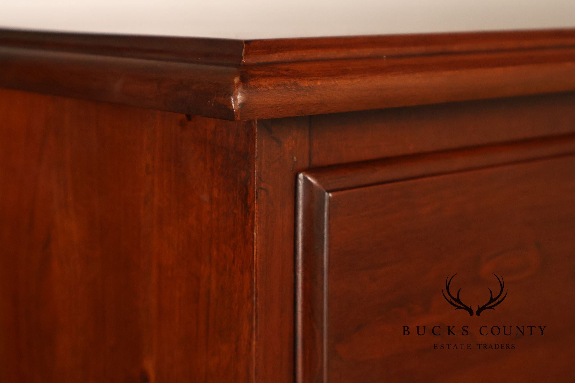 Henkel Harris Chippendale Style Cherry Tall Chest