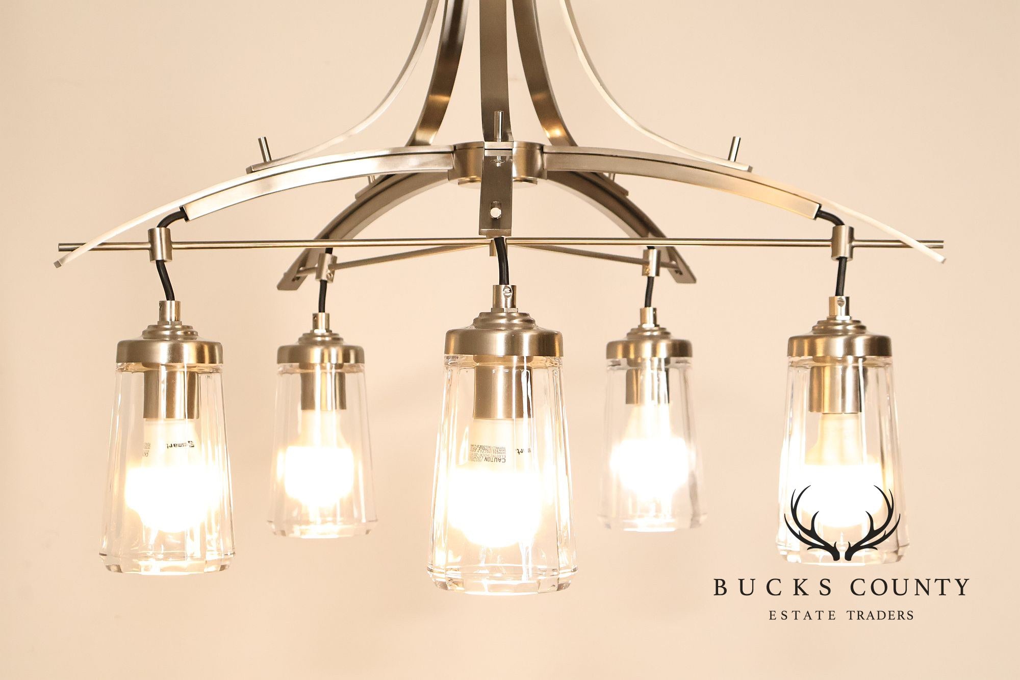 Minka-Lavery 'Poleis' Brushed Nickel Five-Light Chandelier