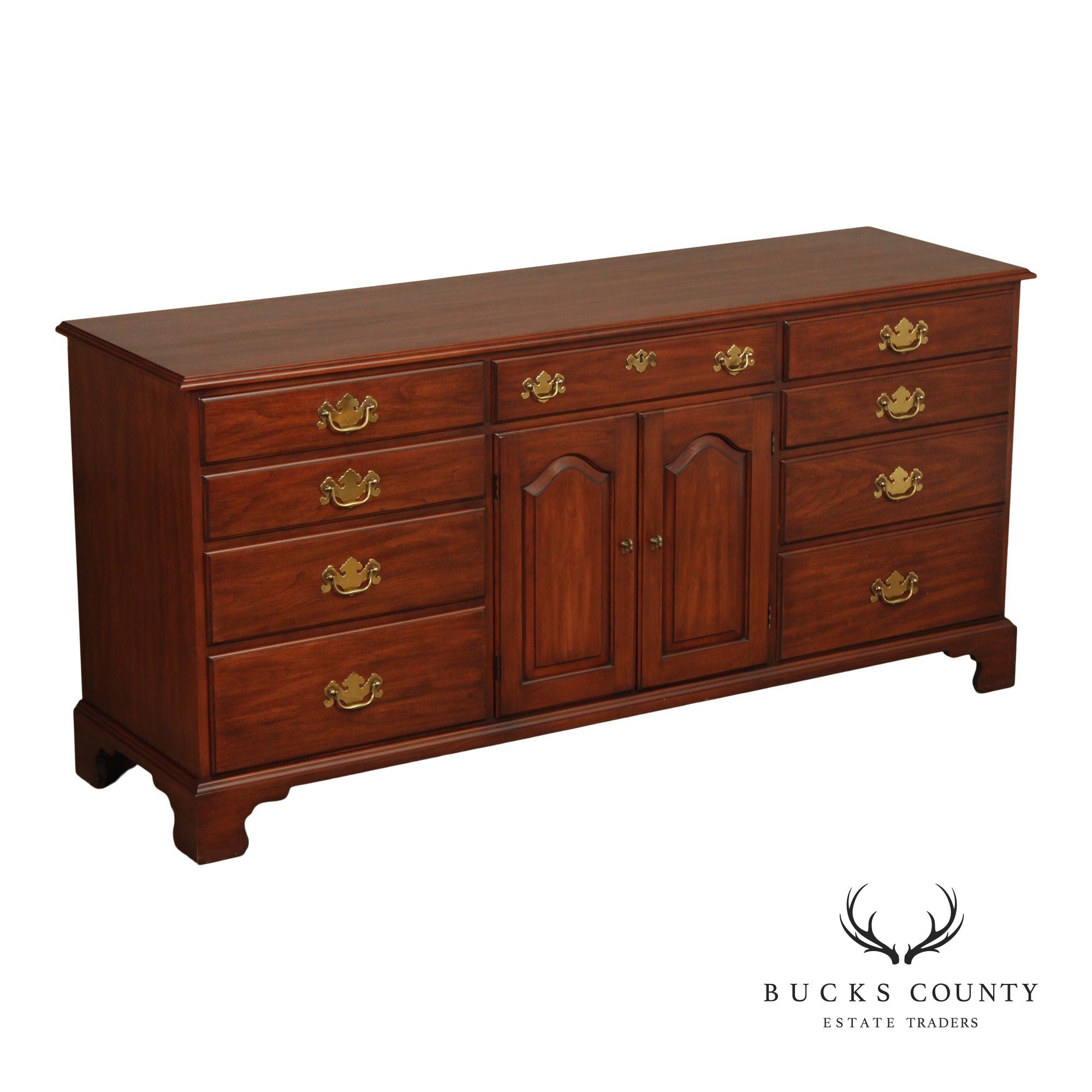 Henkel Harris Vintage Cherry Triple Dresser