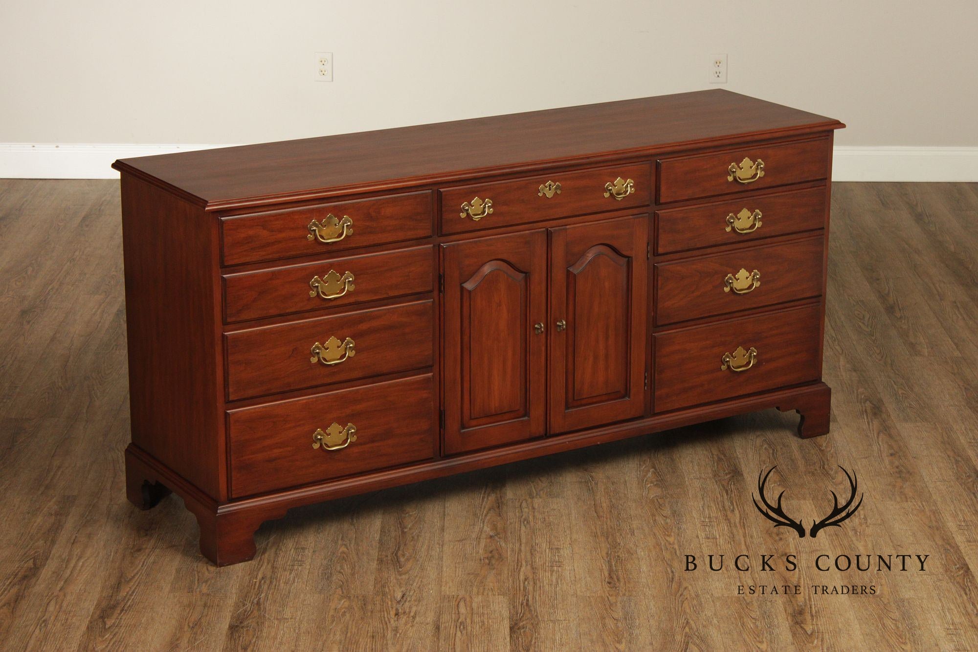 Henkel Harris Vintage Cherry Triple Dresser