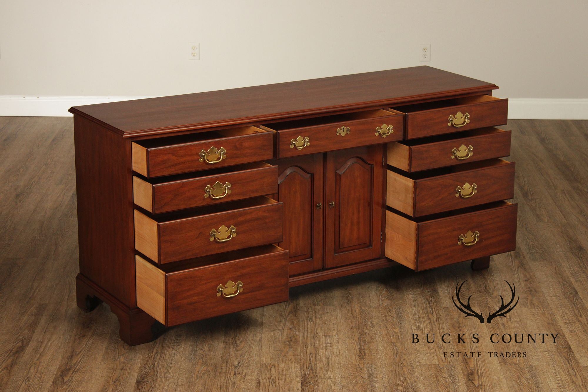Henkel Harris Vintage Cherry Triple Dresser