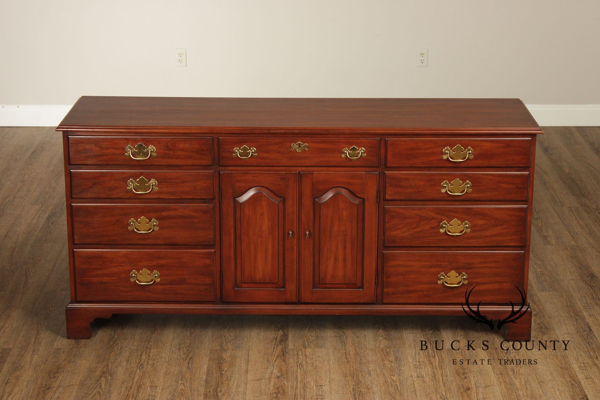 Henkel Harris Vintage Cherry Triple Dresser