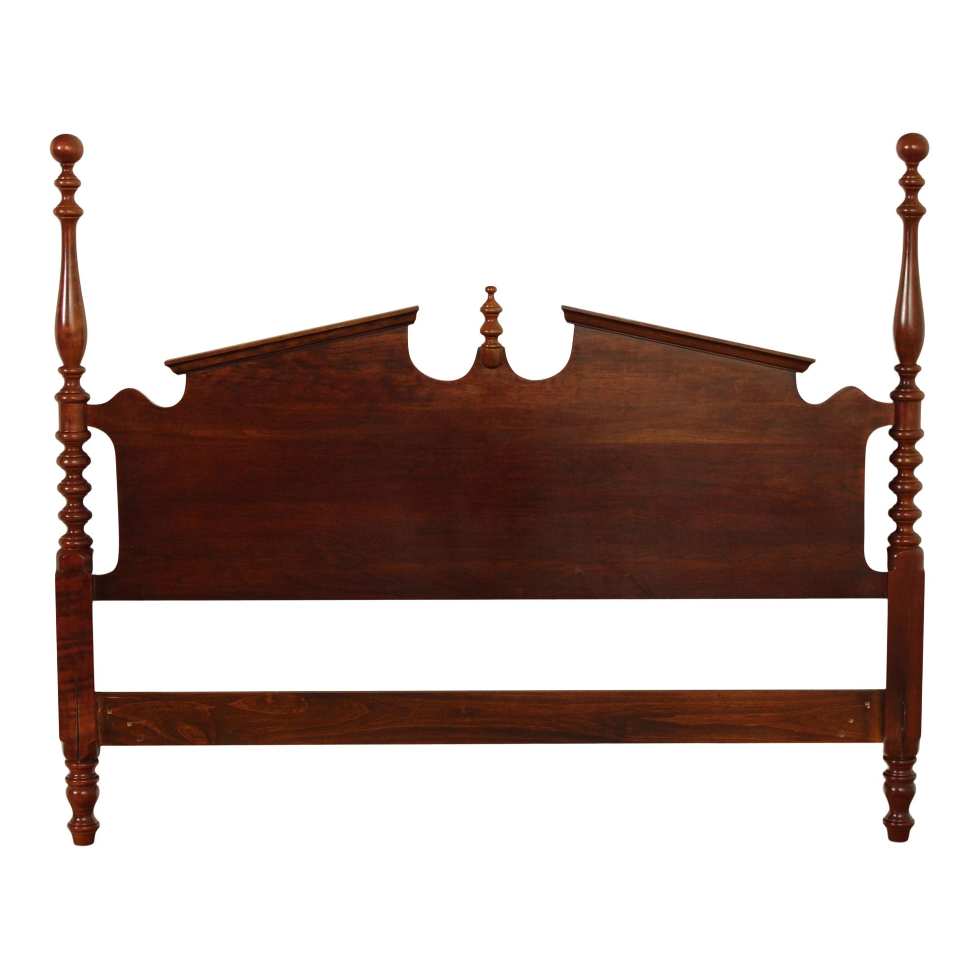 Chippendale Style Cherry Queen Poster Headboard